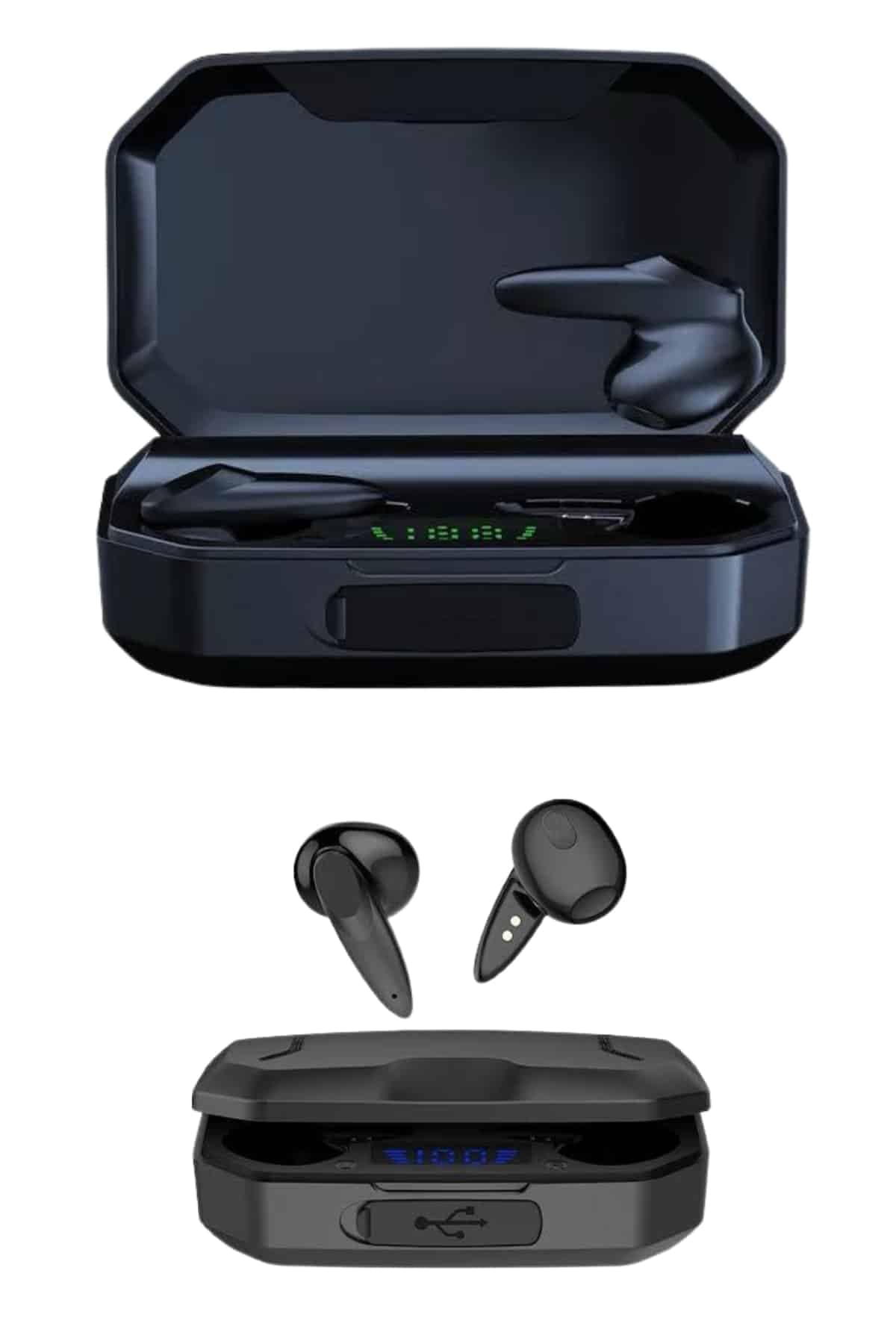 Kulak İçi Bluetooth Kulaklık Rgb Işıklı Çift Mikrofonlu iOS/Android Uyumlu BT 5.2 6