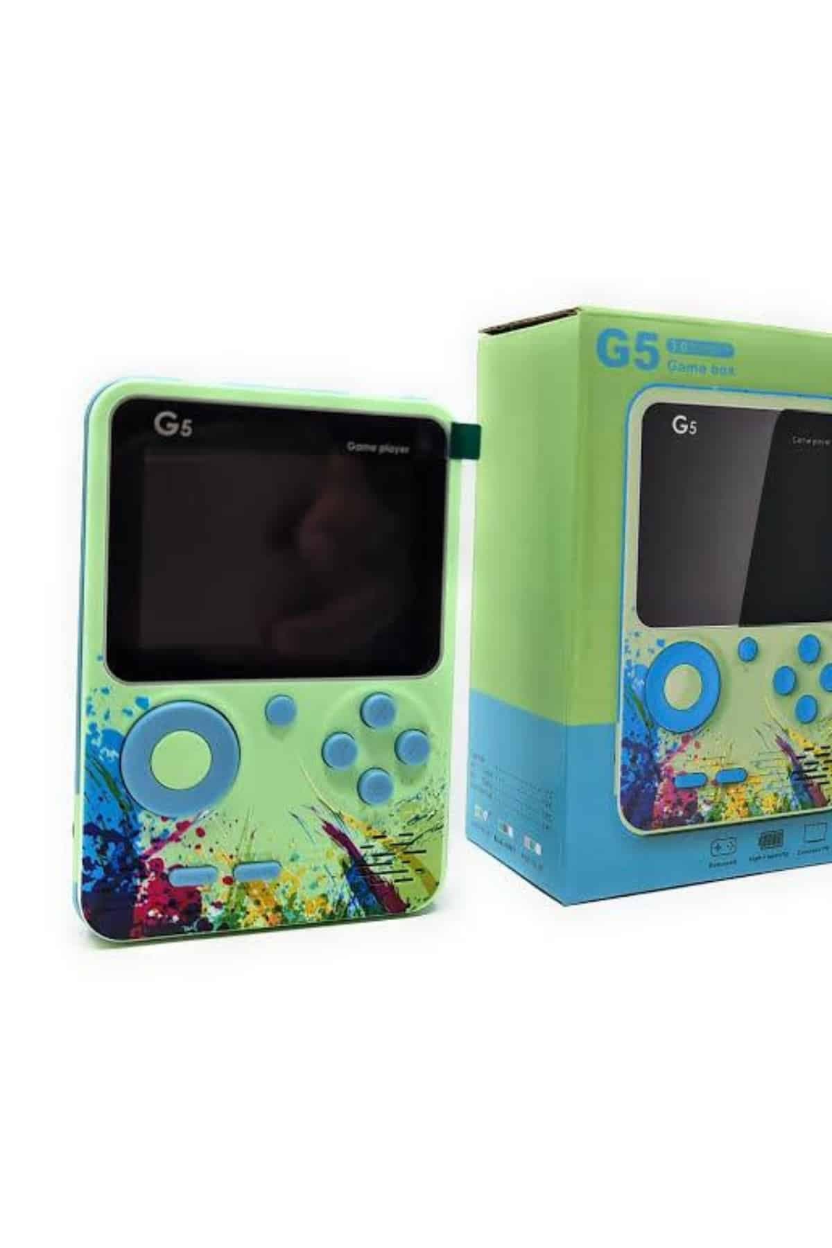 3.5 İnç Retro Oyun Konsolu 500 Oyunlu Taşınabilir LCD Ekran Klasik Nostaljik 3