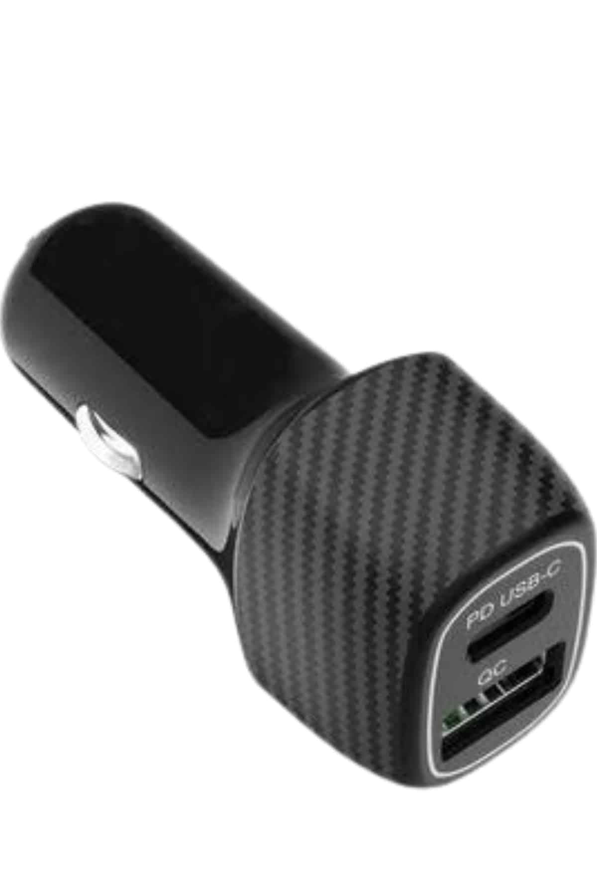 38W USB Type-C Girişli Oto Çakmaklık Araç İçi Hızlı Şarj Çakmaklık Şarj Aleti 4