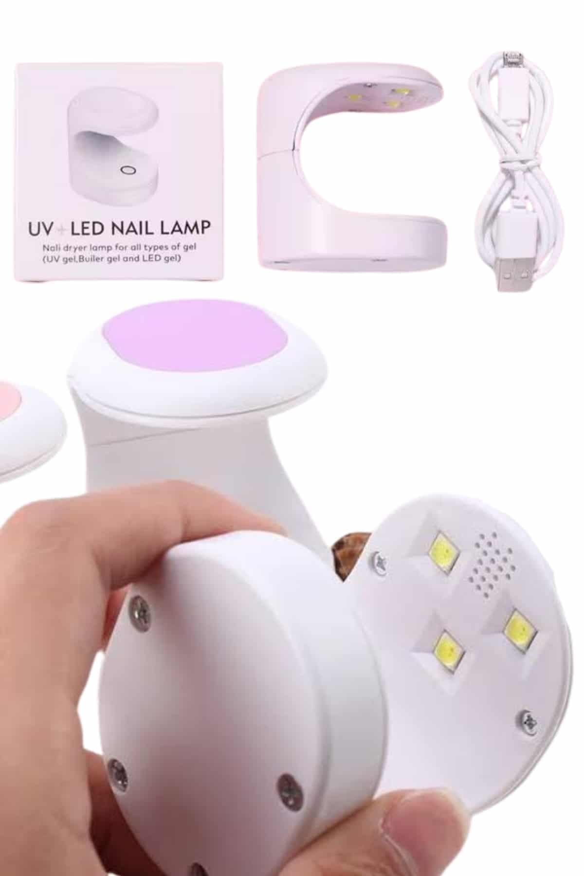 Kalıcı Oje Protez Tırnak Uv Led Kuturucu Oje Jel Tırnak Kurutucu 4