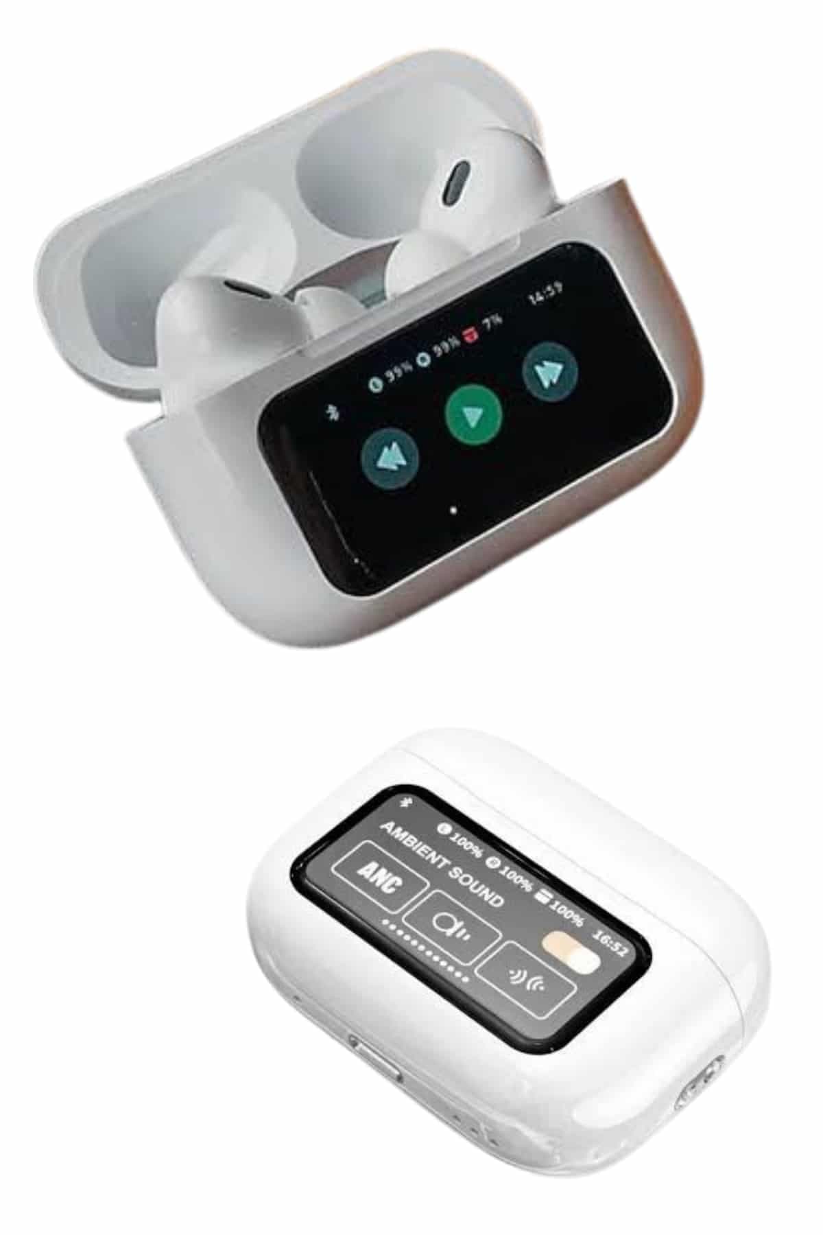 Dokunmatik Ekranlı Bluetooth Kulaklık TWS İOS Android Tüm Telefonlara Uyumlu Kulaklık 4