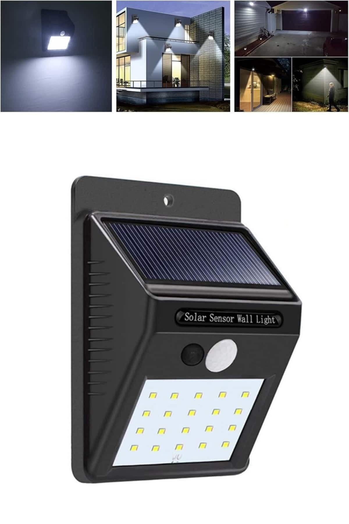 Solar Dekoratif Lambası Sensörlü Led Işık Bahçe Aydınlatma 4
