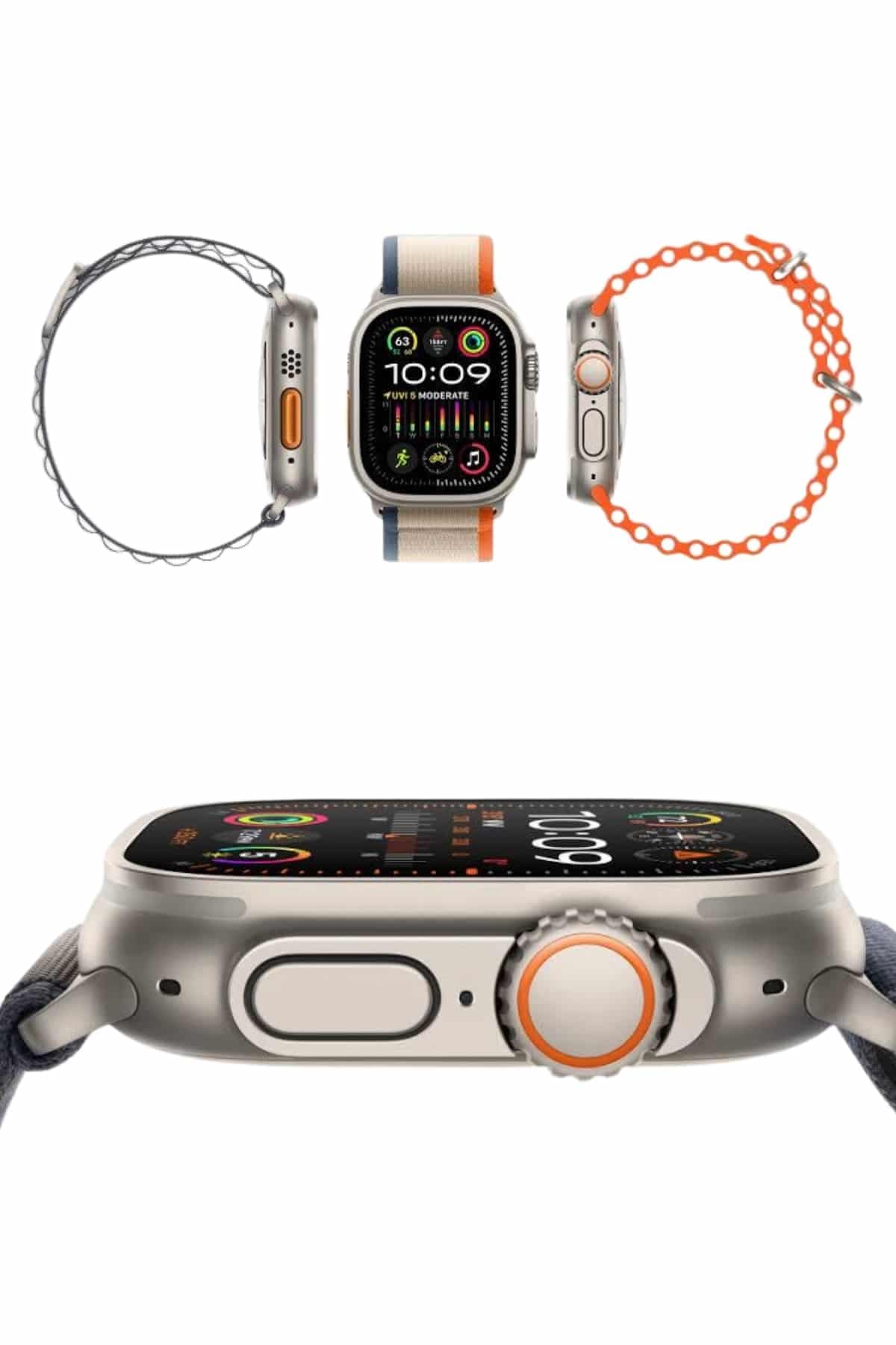 49mm Akıllı Saat Amoled Ekranlı Kadın Erkek Kol Saati Plastik Kordon 4