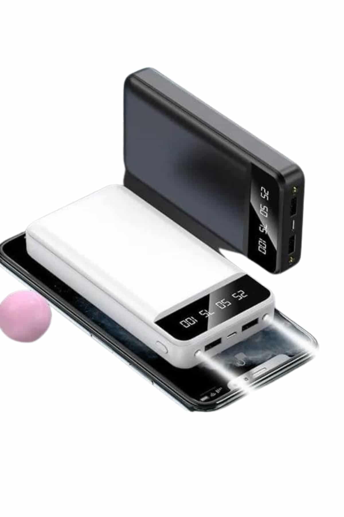 4 Çıkışlı 20.000 Mah Powerbank Uzun Pil Ömürlü Taşınabilir 4