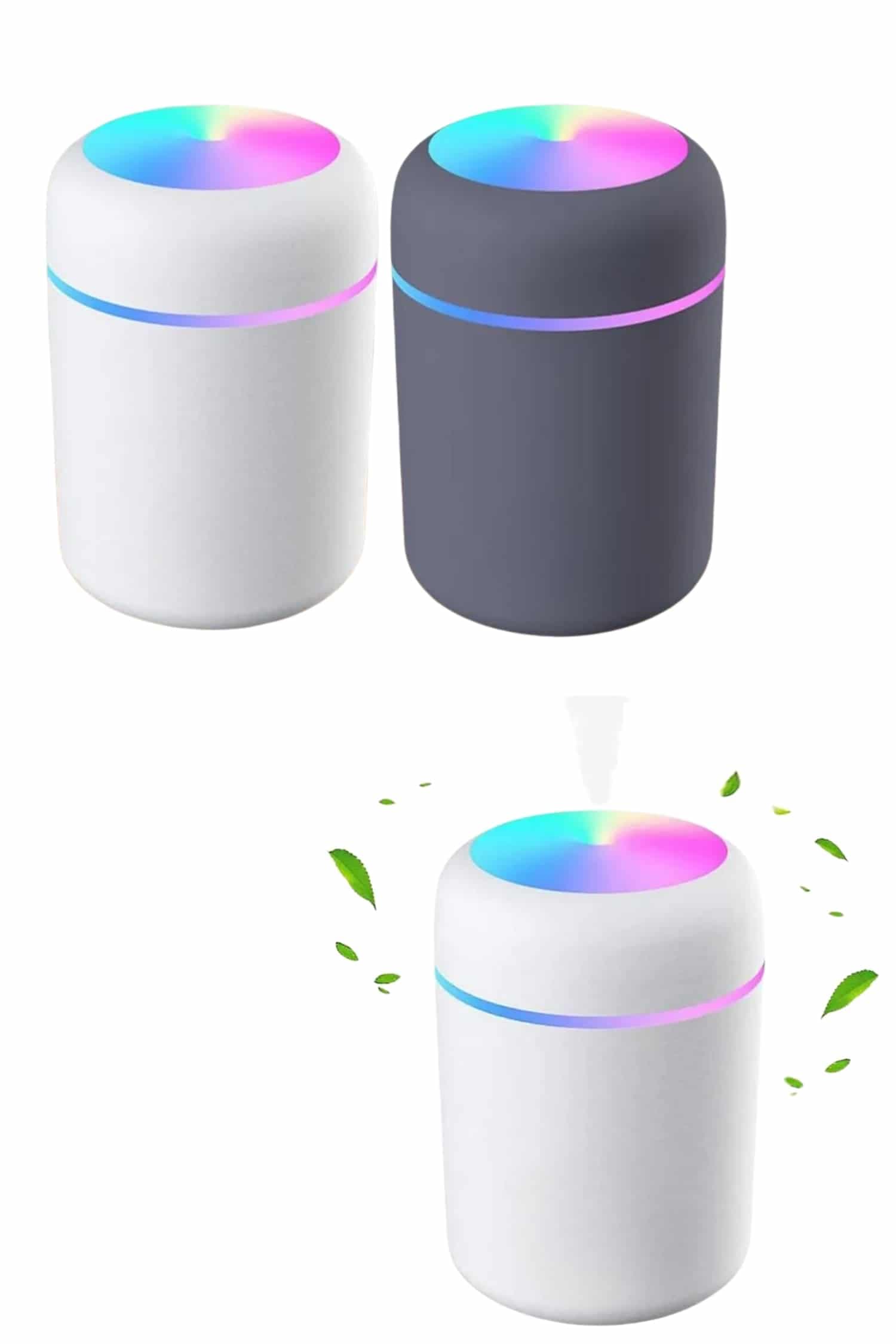 Rgb Işıklı Ulrasonik Ledli Hava Nemlendirici Buhar Makinesi Buhardanlık 4