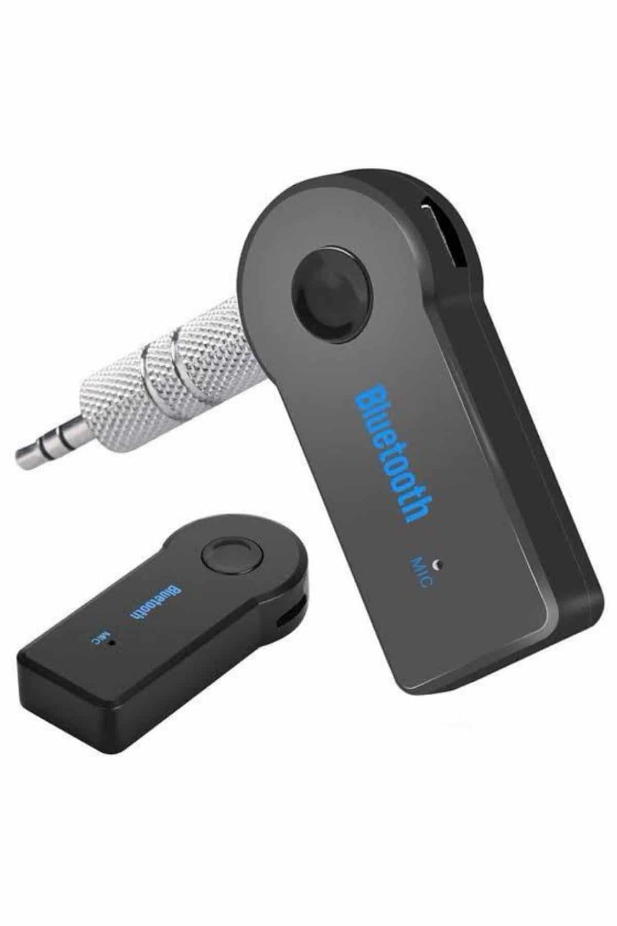 Tüm Cihazlara Uyumlu Bluetooth Aux Araç Kiti Siyah 4