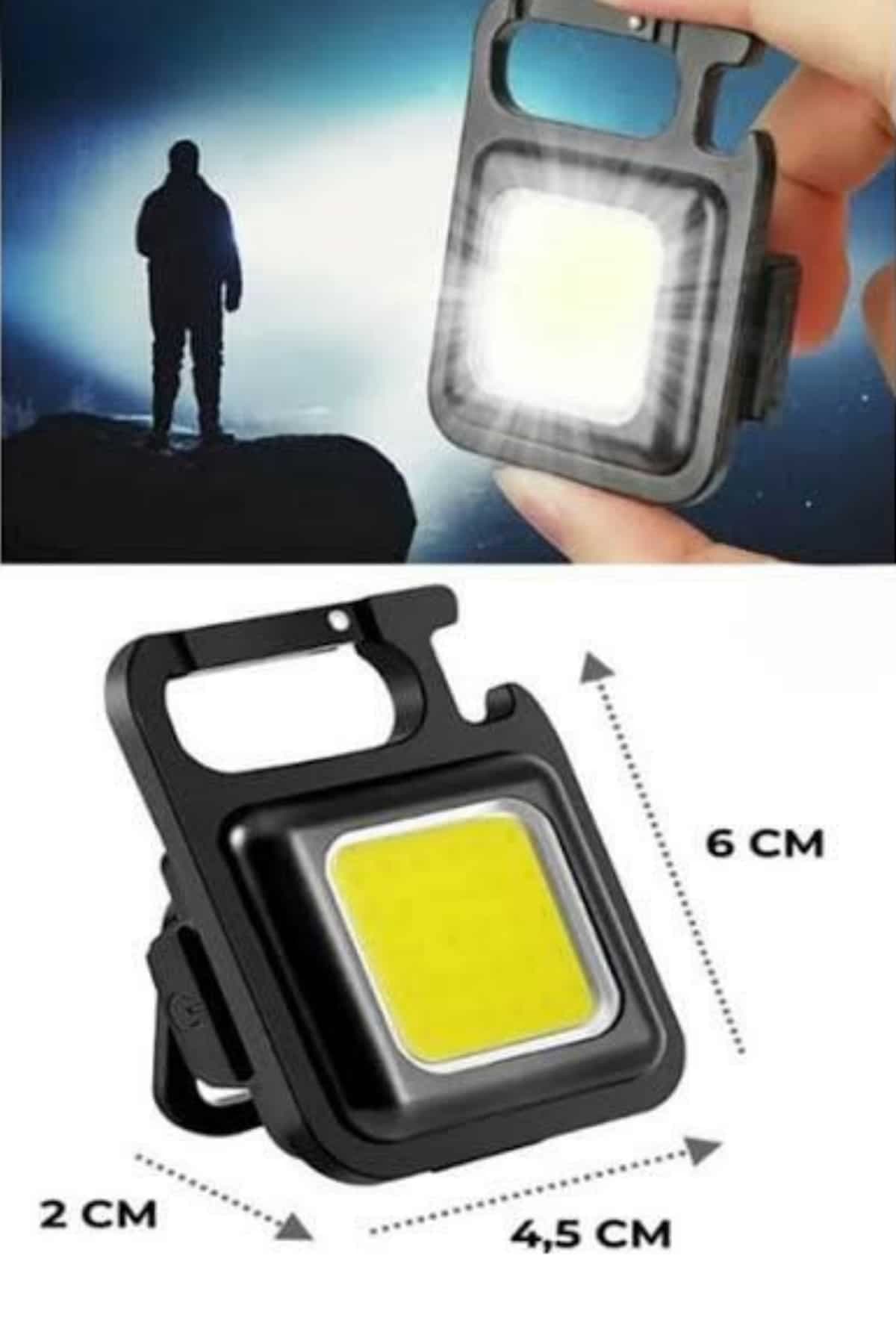 Mıknatıslı Parlak Led Işık 3 Fonksiyonlu Şarj edilebilir Ledli Mini Taşınabilir 6