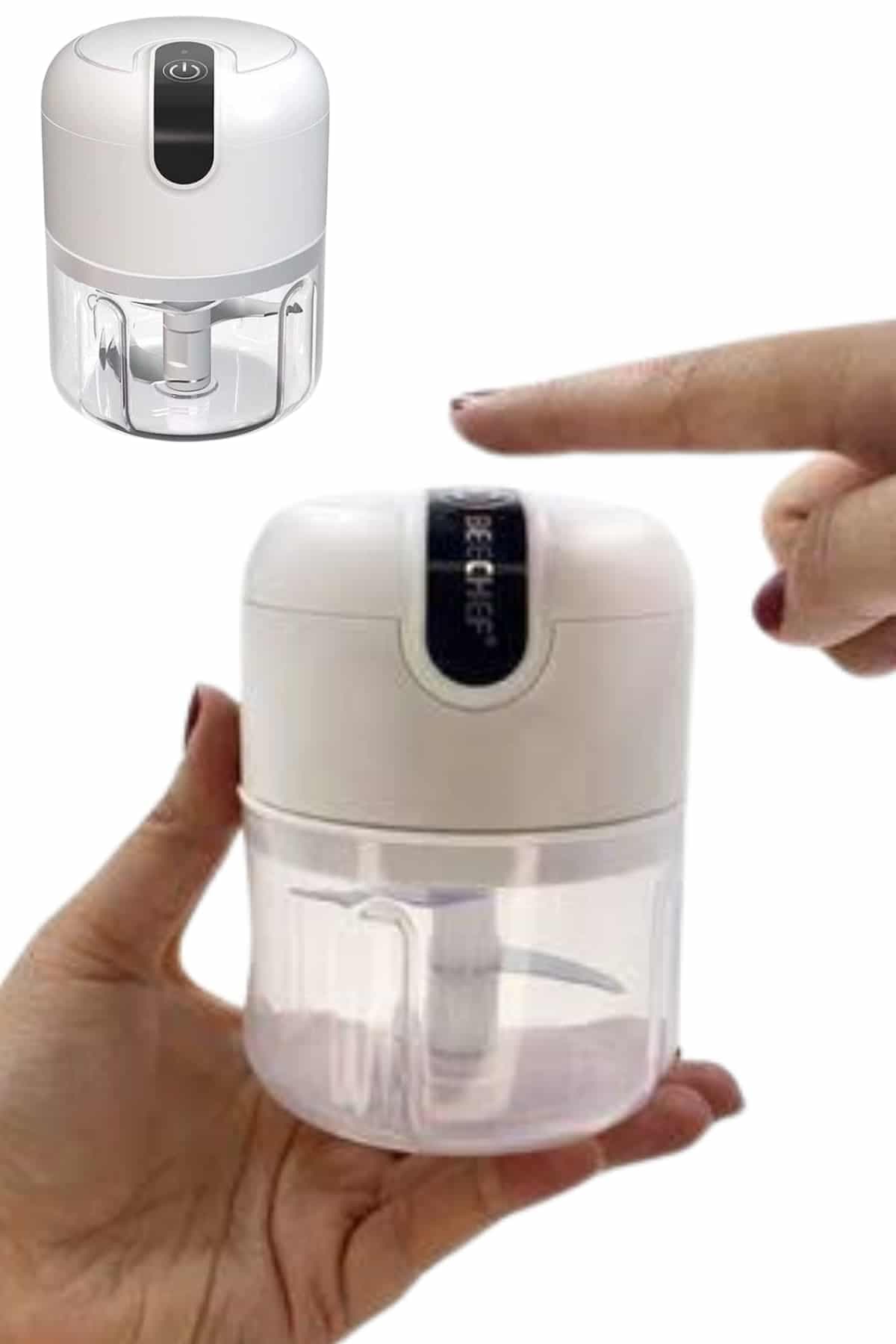 Mini El Rondosu Şarjlı Doğrayıcı Taşınabilir Rondo Blender 250 ML 5