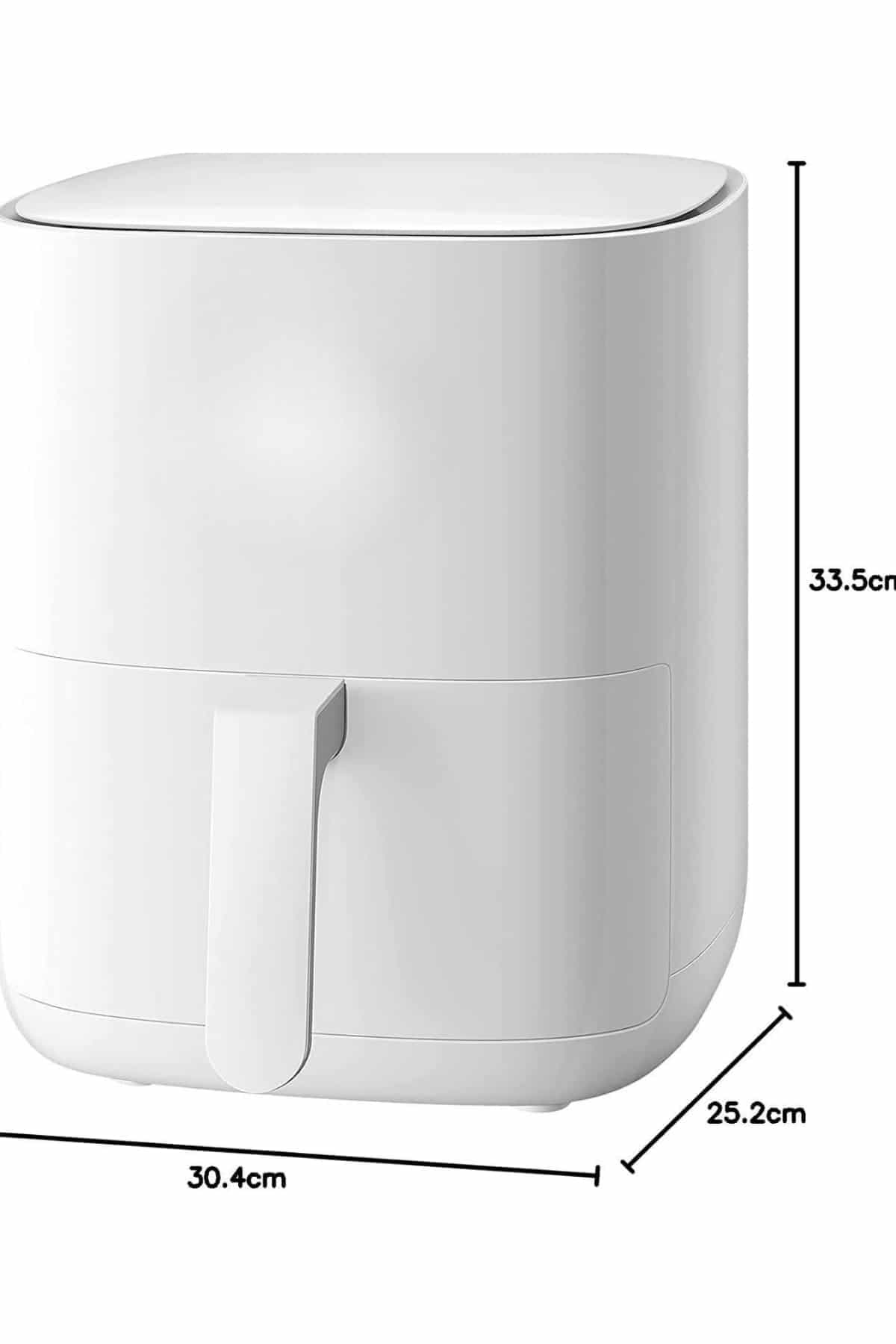 4L Airfryer Hazneli Hava Fritözü Yağsız Fritöz Taşınabilir Fırın İşlevi Gören Pratik 5