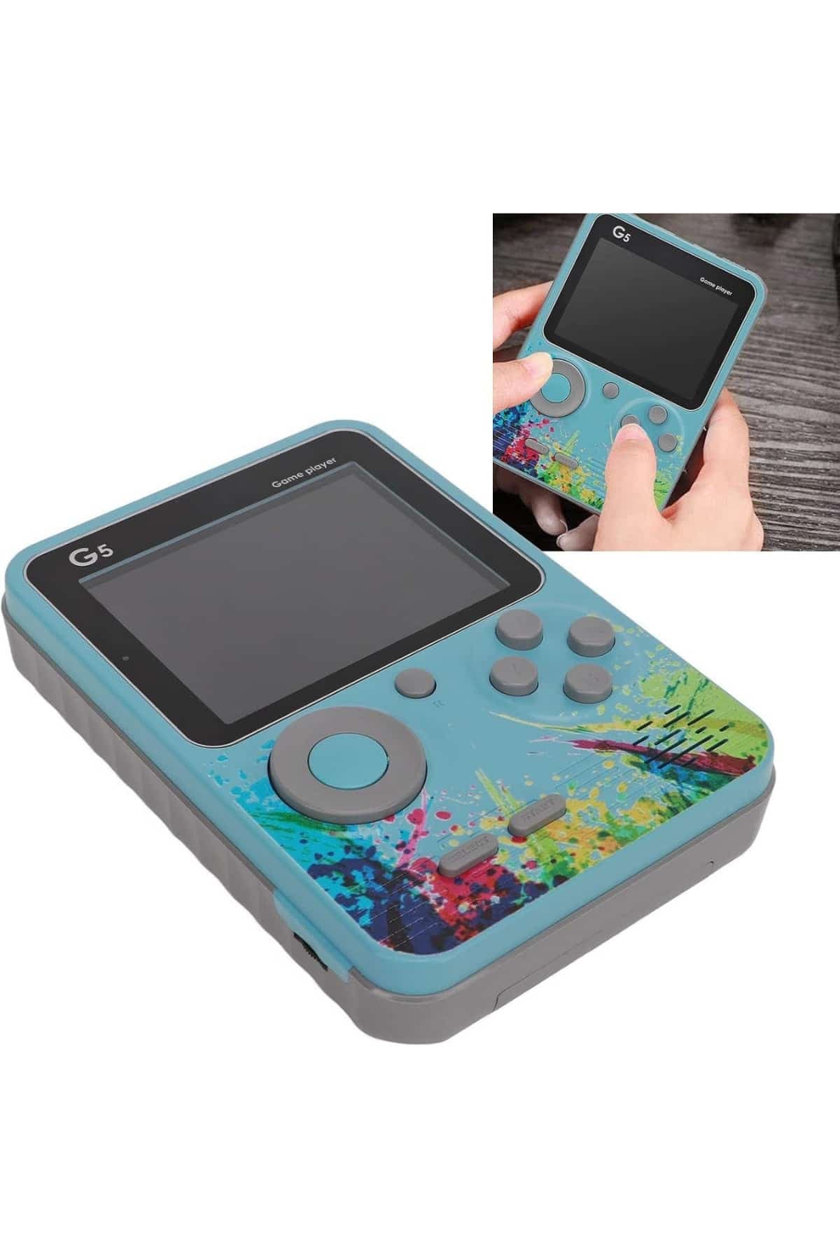 3 İnç Ekran 500 Oyunlu Game Box Mini Taşınabilir Oyun Konsolu 5