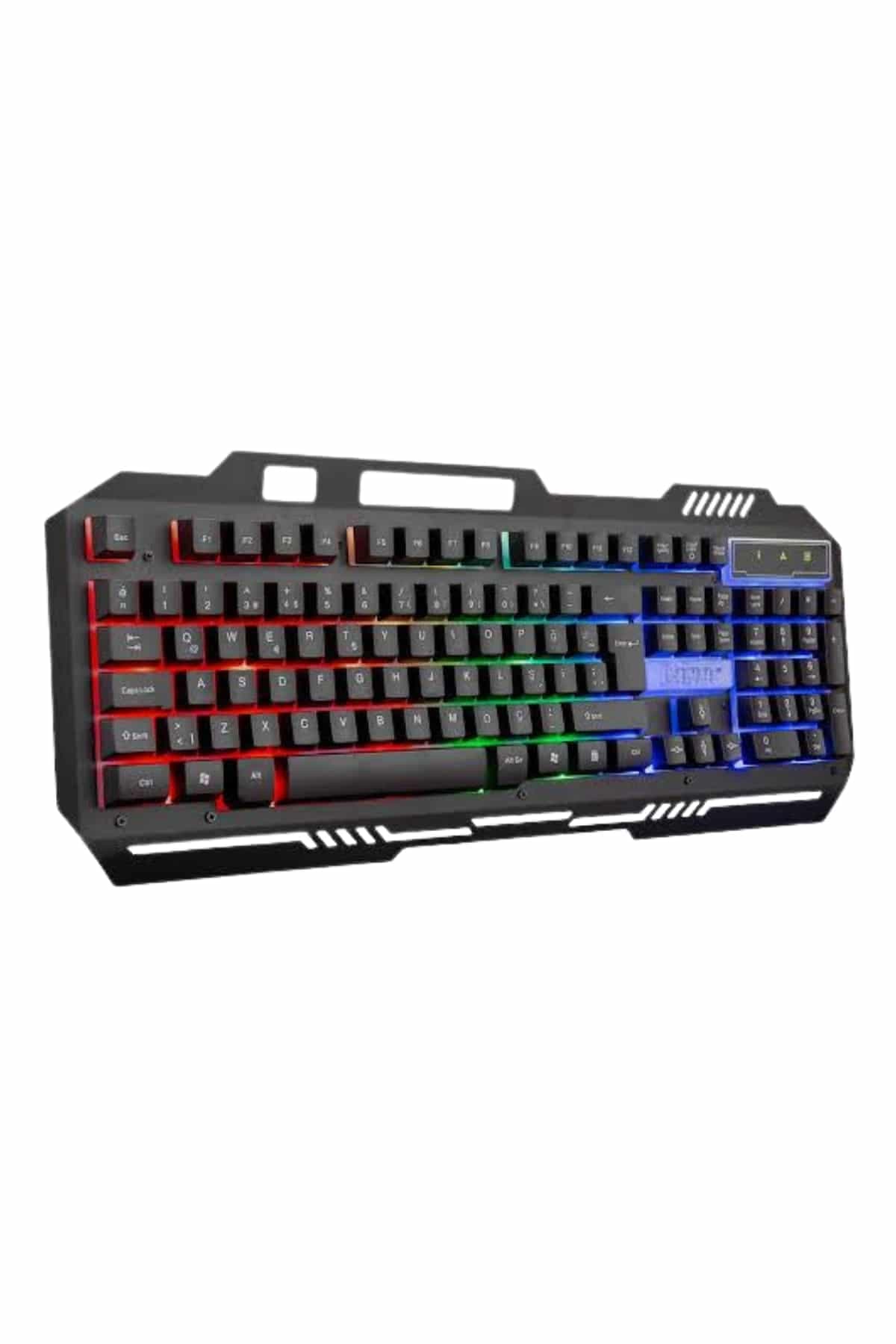 Işıklı Oyuncu Q Klavye Mouse Seti Siyah Gaming Oyuncu Klavye 6