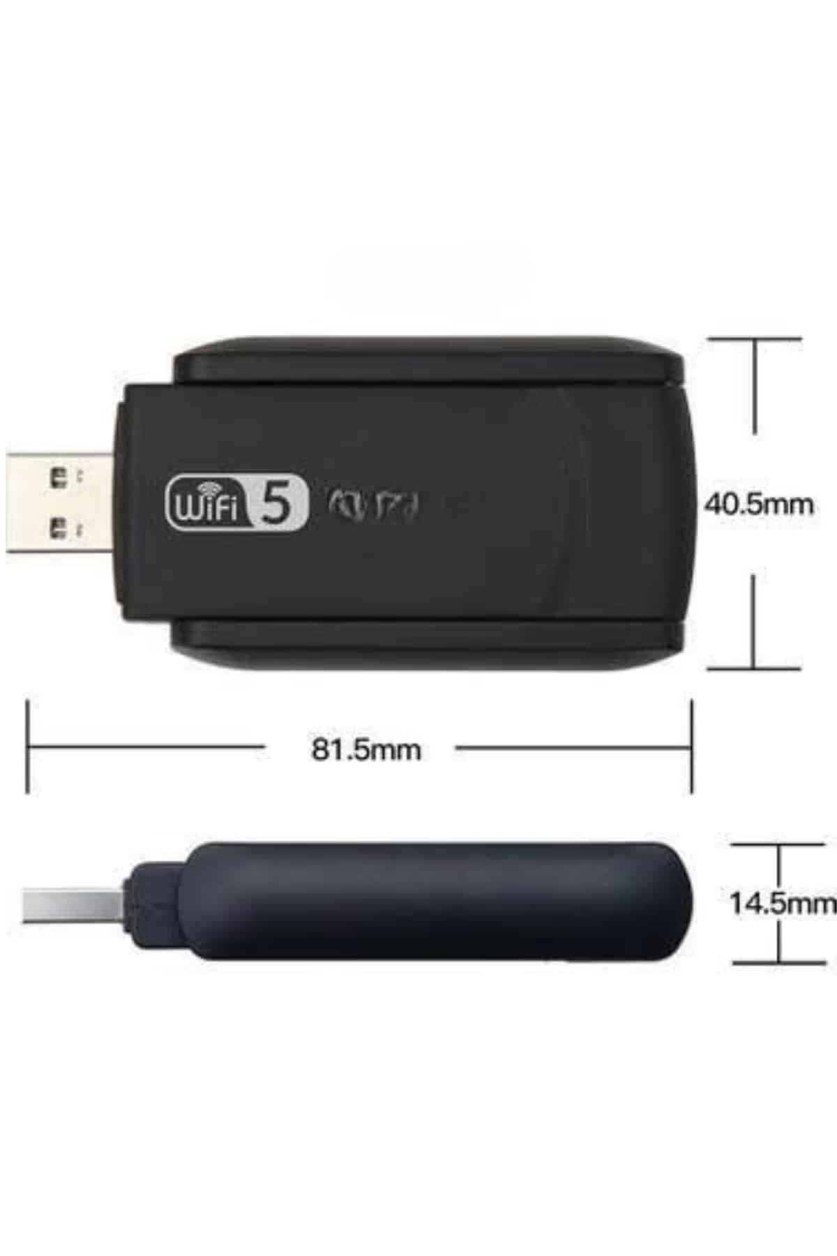 Wifi Alıcı Dual Band Usb 3.0 Adaptör Kablosuz Windows 7/8/10/11 6