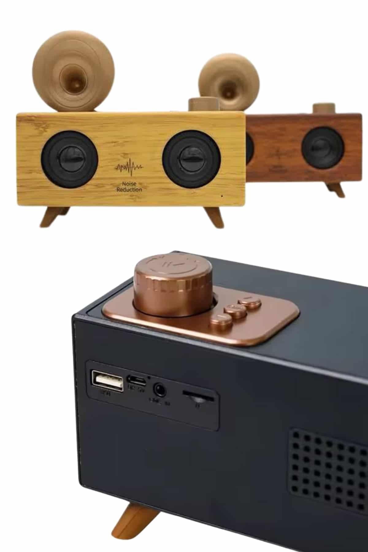 Gramafon Radyo Bluetooth Hoparlör Nostaljik Radyo FM Radyo 6
