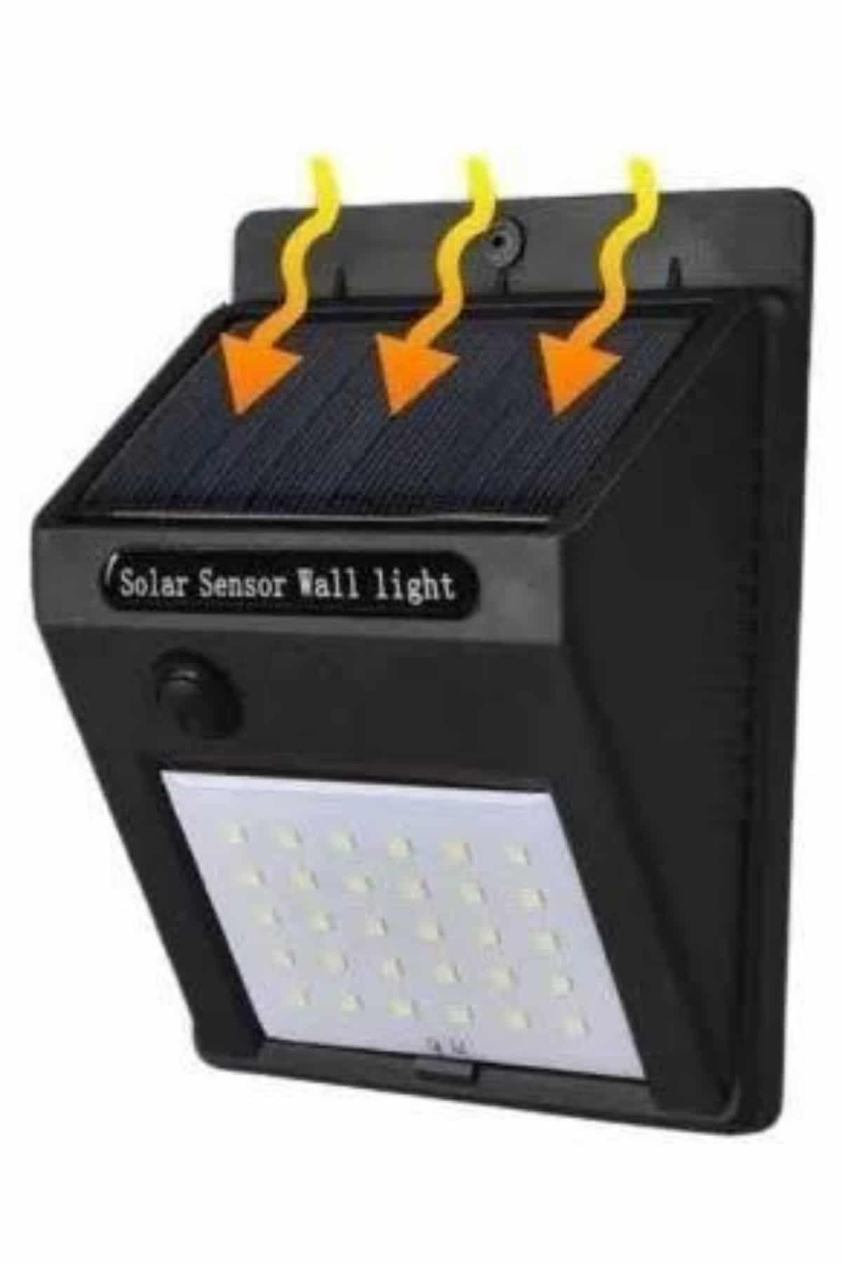 Solar Dekoratif Lambası Sensörlü Led Işık Bahçe Aydınlatma 6