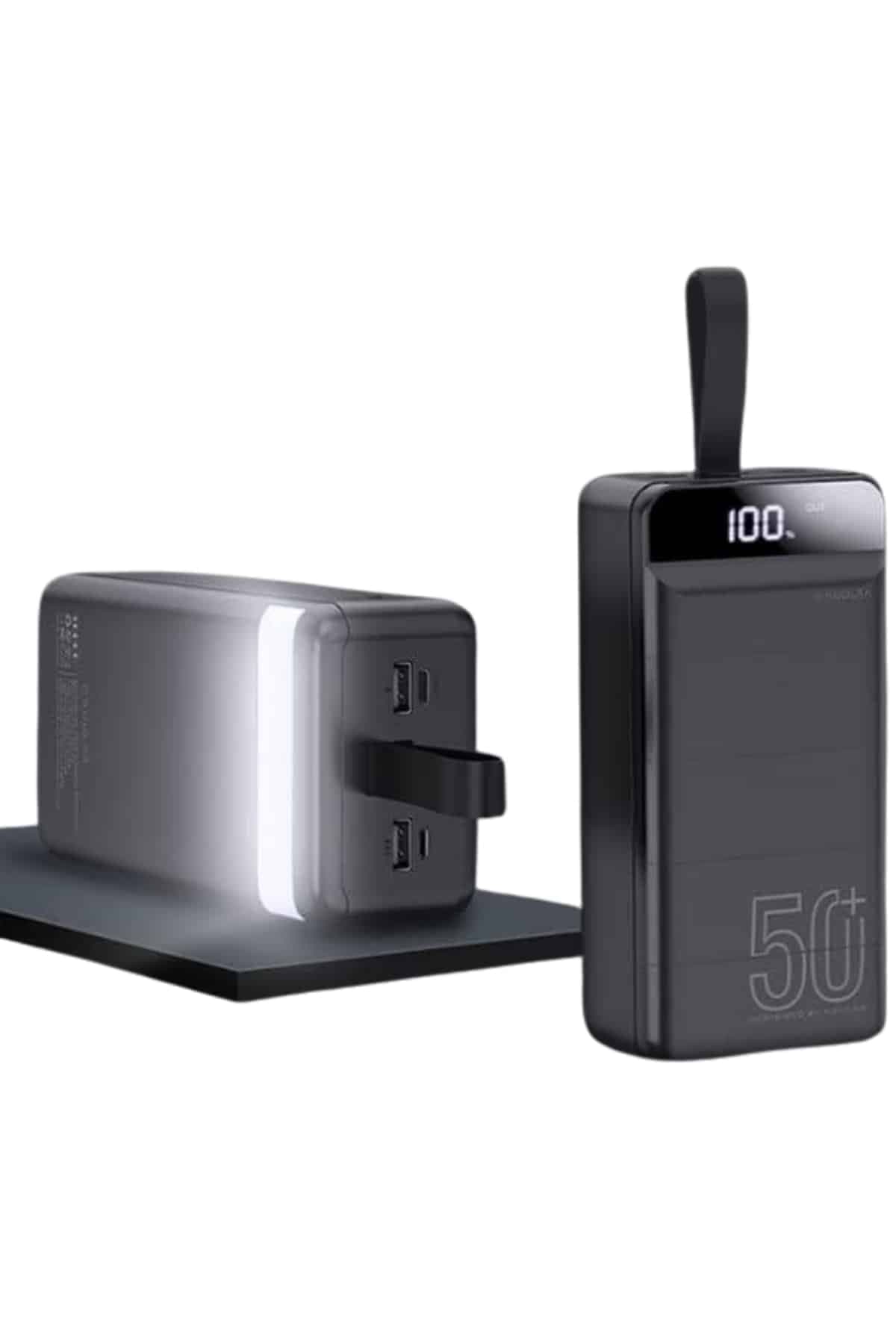 Powerbank 50.000 Mah Dijital Göstergeli Taşınabilir 4 Portlu Hızlı Powerbank 6