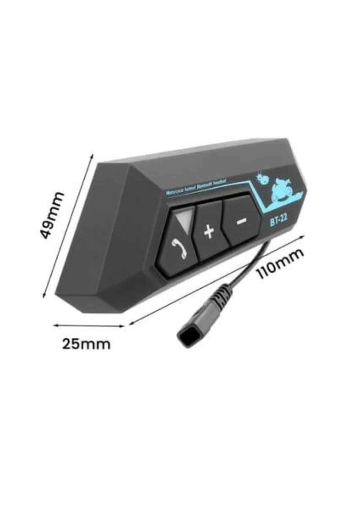 Intercom Bluetooth Kask Kulaklık Motosiklet Kulaklık 5.0 Bluetooth 6