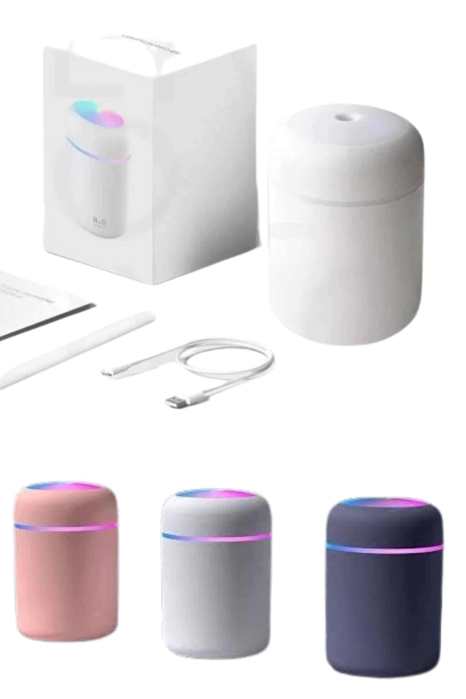 Rgb Işıklı Ulrasonik Ledli Hava Nemlendirici Buhar Makinesi Buhardanlık 6