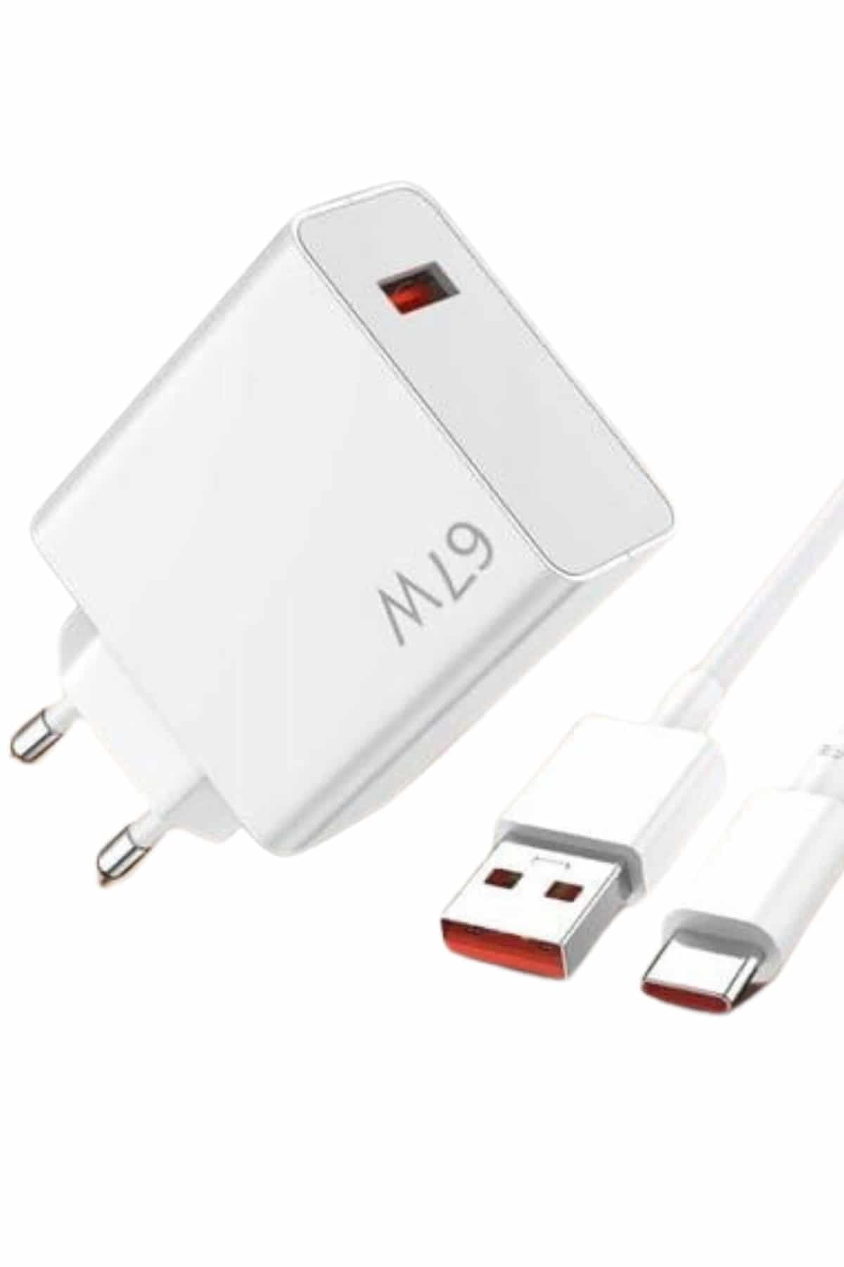 67W Hızlı Şarj Yüksek Voltaj Korumalı Type C Şarj Adaptörü 6
