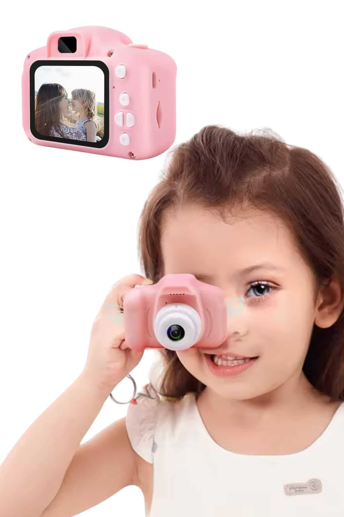 2.0 Inç Ekran Mini 1080p Hd Çocuk Kamera Dijital Fotoğraf Makinesi 6