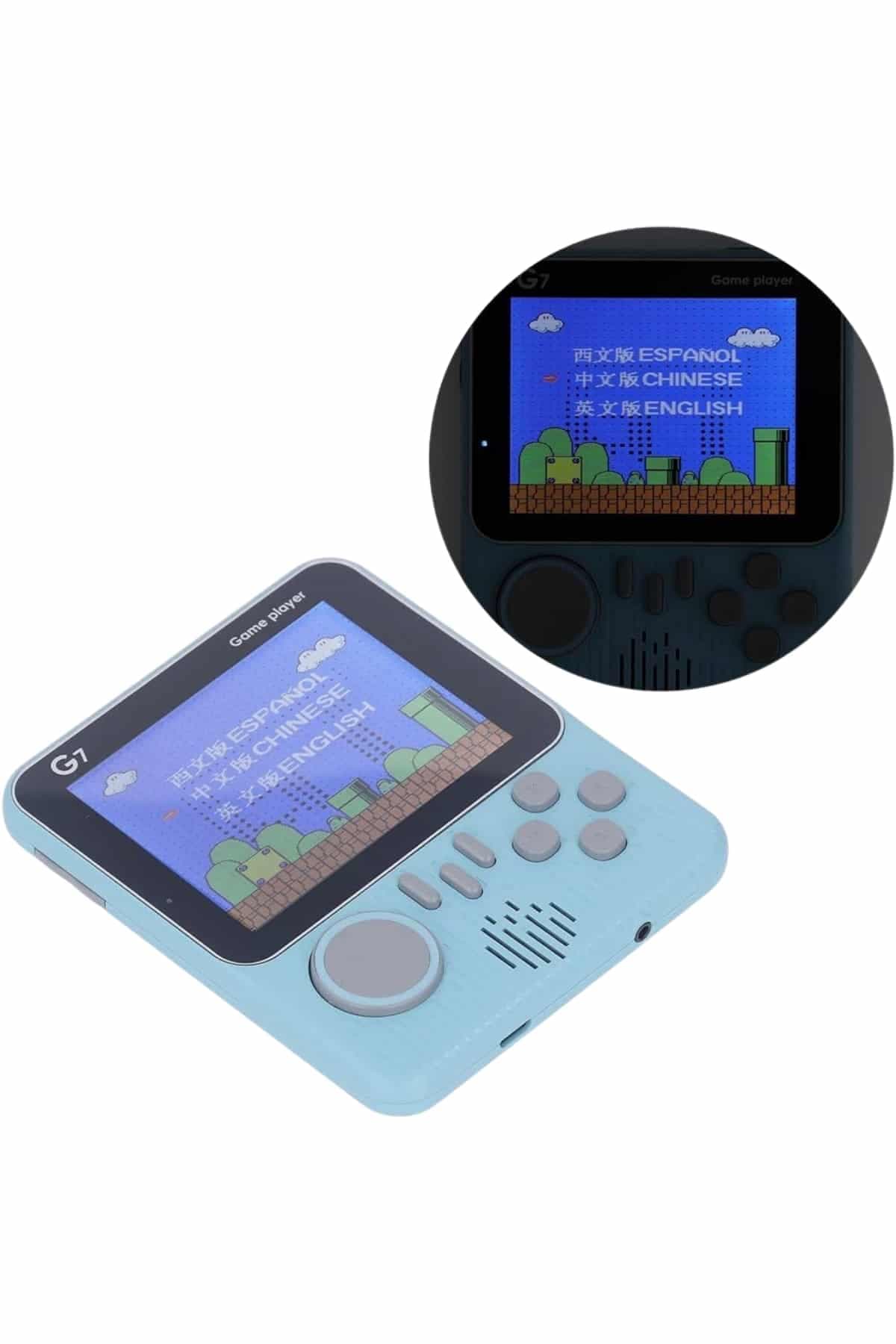 666 Oyunlu Retro El Konsolu Atari 3.5 İnç Taşınabilir Oyun Konsolu 6