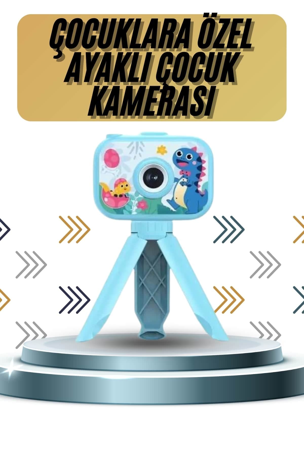 Ayaklı Çocuk Kamerası Tripodlu Mini 1080p Hd Çocuk Kamera