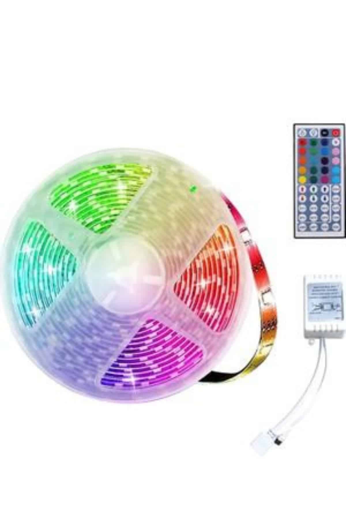 RGB Neon Şerit Led Lamba 10 Metre İç Mekan Tasarımına Uygun 3