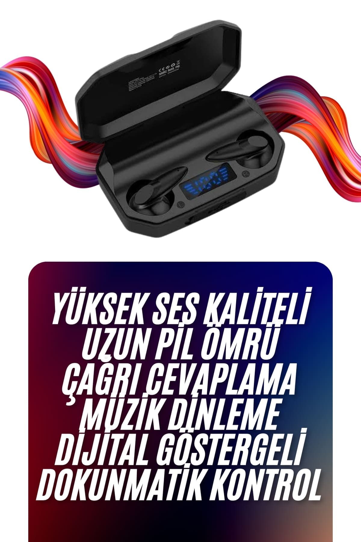 Çağrı Cevaplayabilen Akıllı Saat 5.2 Bluetooth Bağlantılı Gaming Kulaklık 3