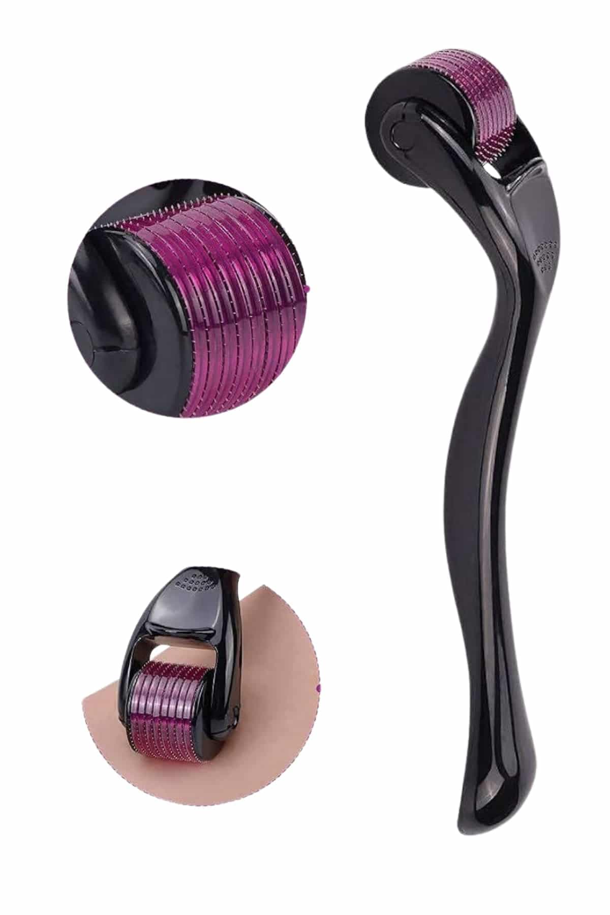 Titanyum Uçlu Derma Roller 540 İğneli 1 mm Gözenek Azaltıcı Akne İzlerine Uygun 3