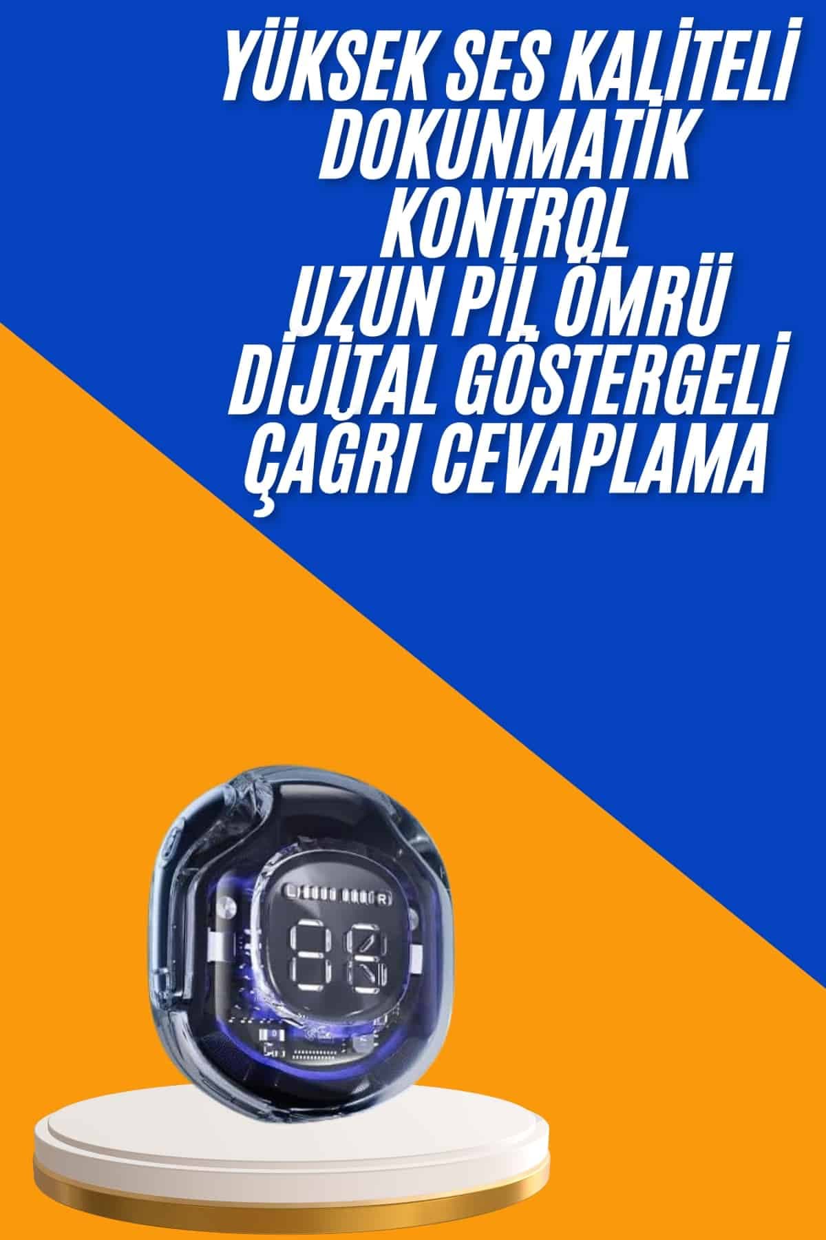 Kulak İçi Bluetooth Kulaklık ANC ENC Özellikli Şarj Göstergeli Kablosuz Kulaklık 3