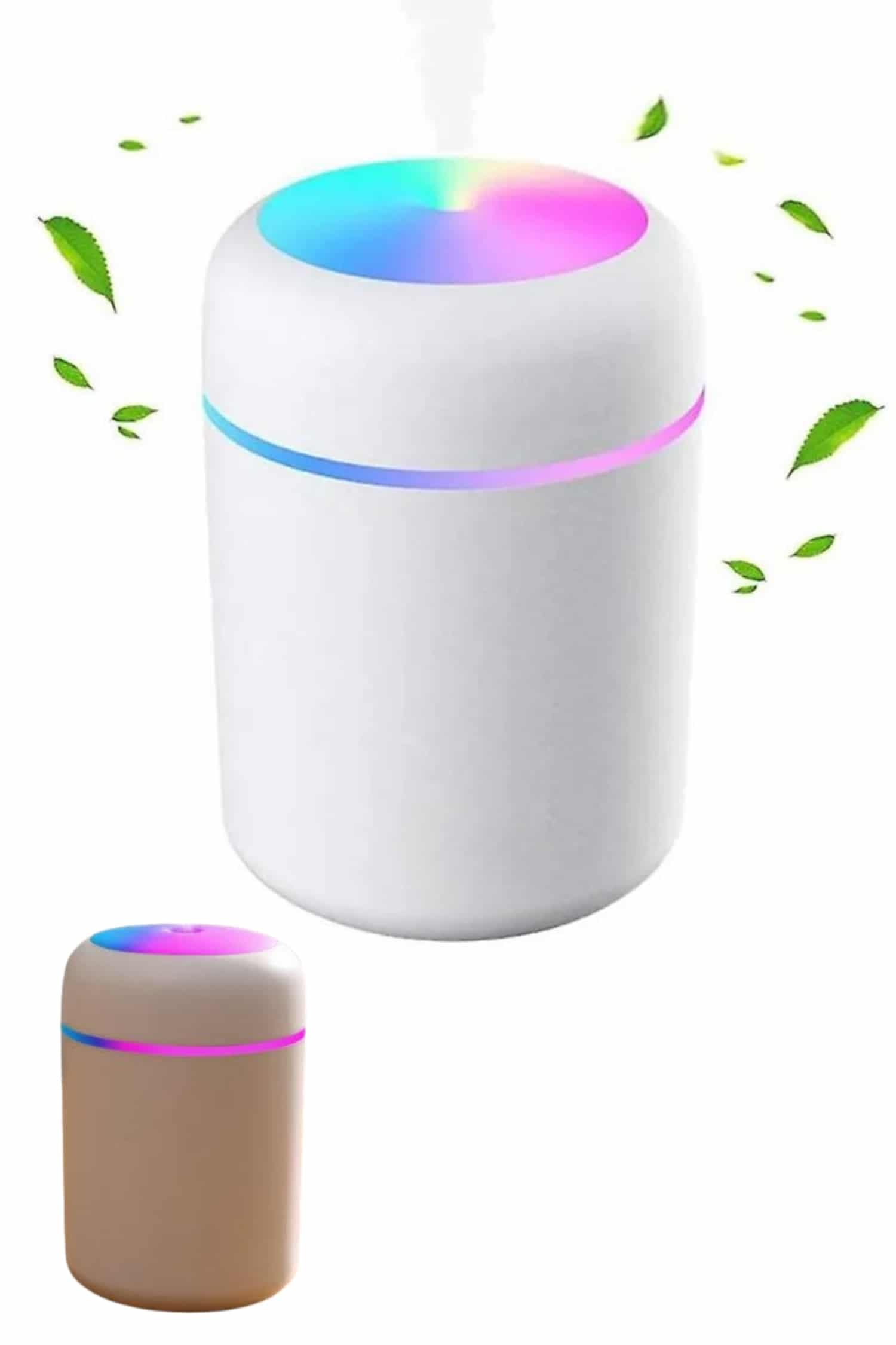 Humidifier LED Işıklı Mini Ortam Oda Kokusu Aromaterapi Buhardanlık 3
