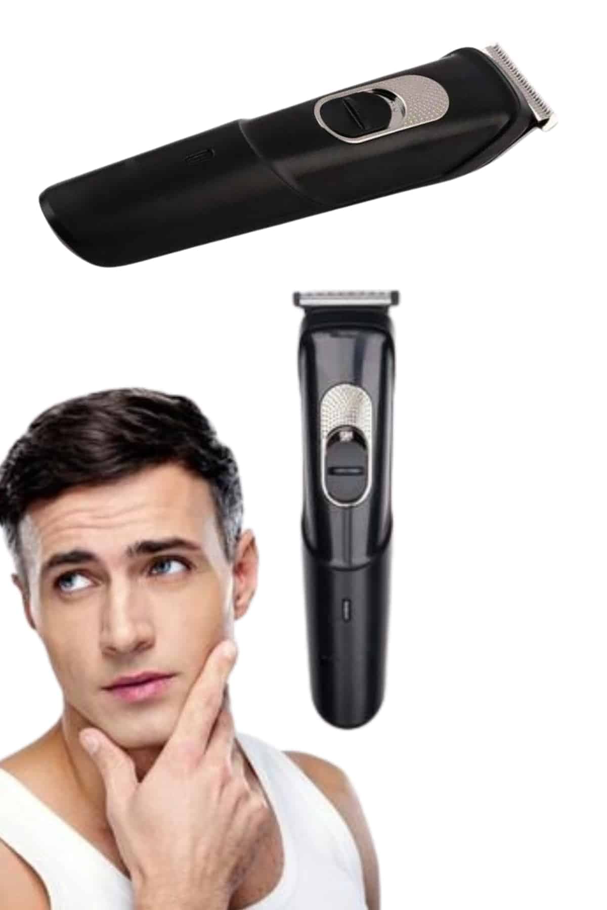 Ense Kesme Makinesi Şarjlı Saç Sakal Tıraş Makinesi Taşınabilir 3