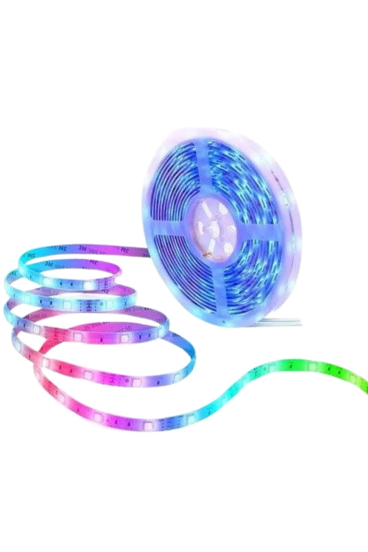 RGB Neon Şerit Led Lamba 10 Metre İç Mekan Tasarımına Uygun 4