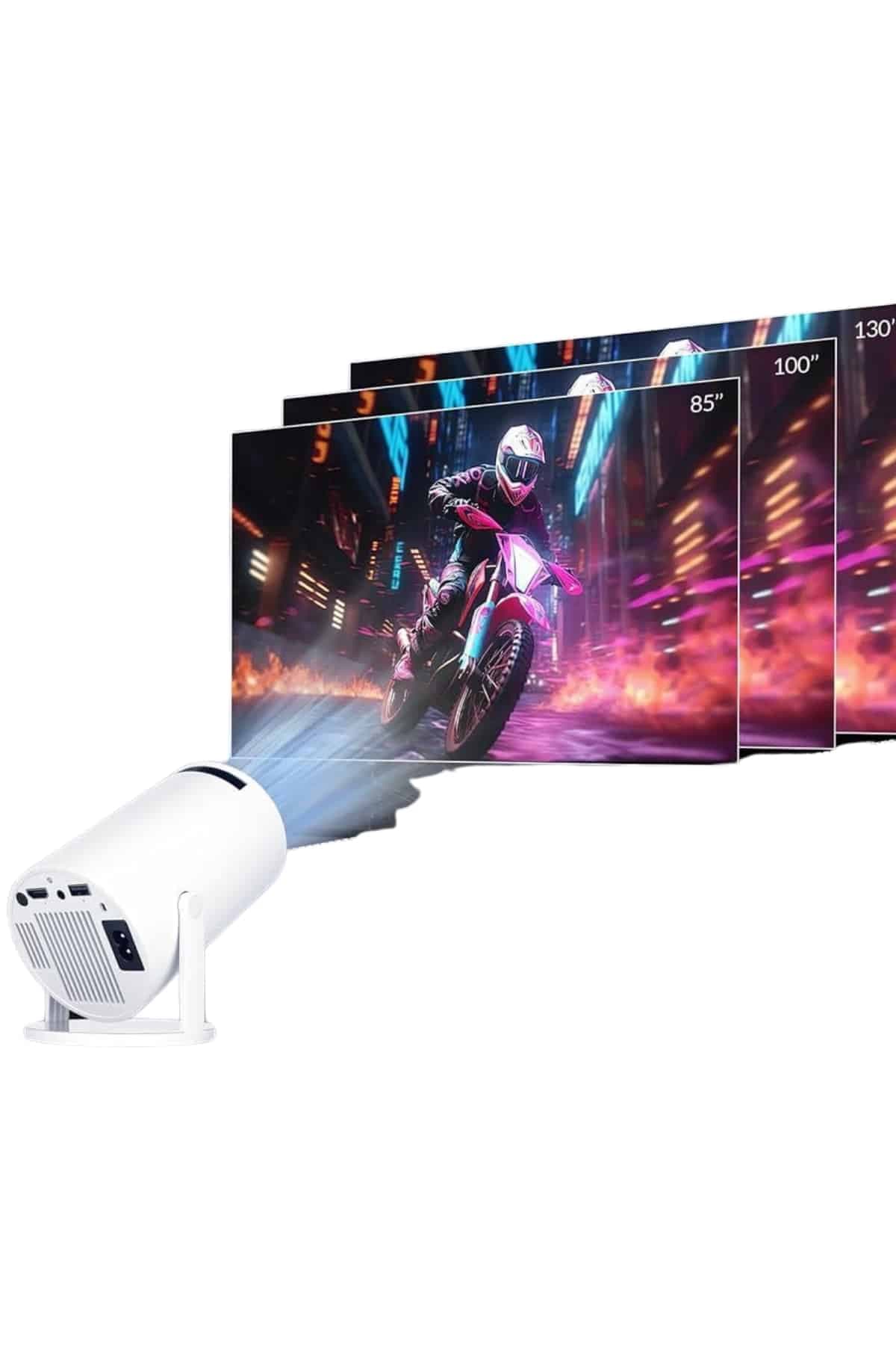 Projeksiyon Cihazı Video Oyun Konsolu 8 GB Hafıza LCD Ekran Kumandalı 4