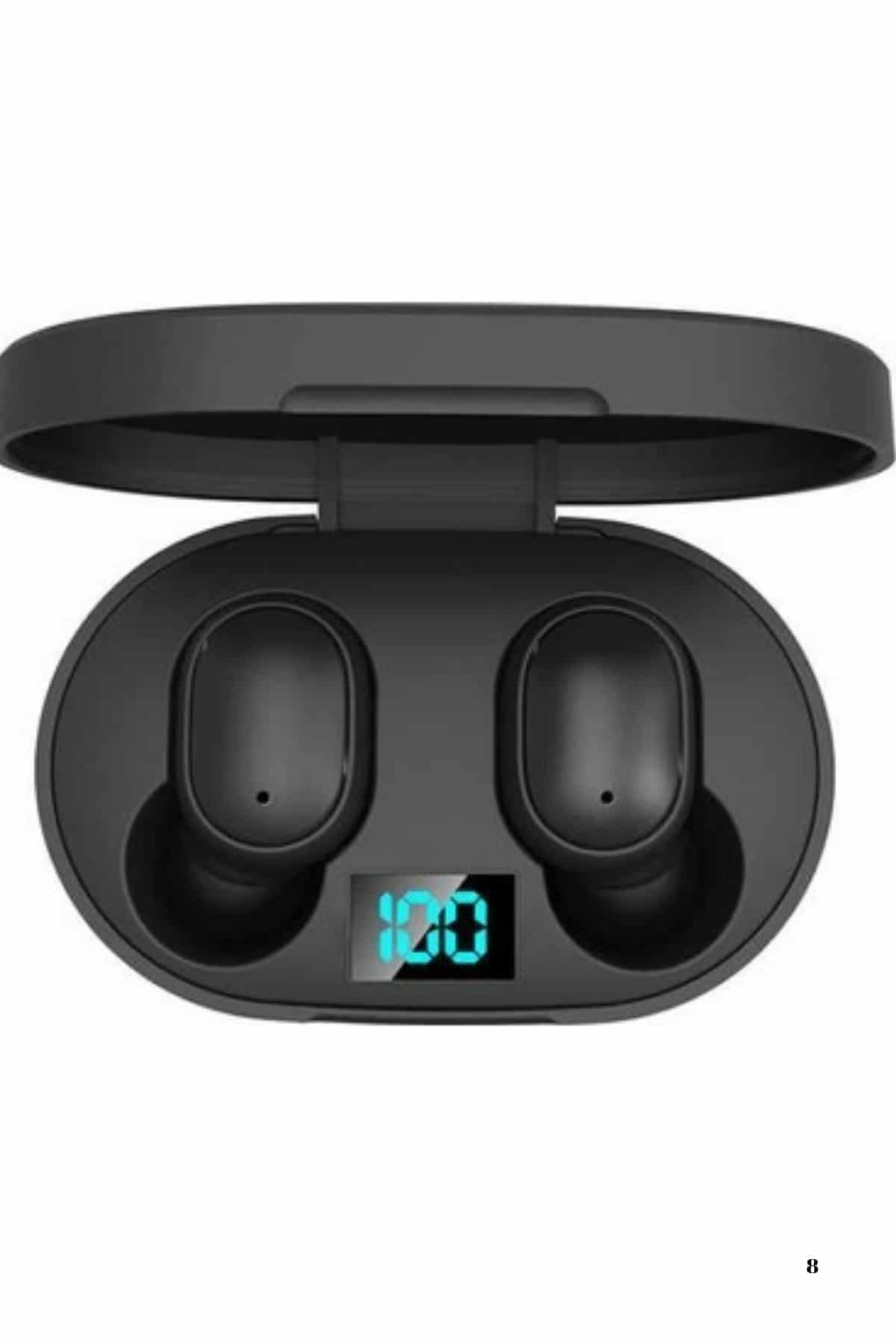 Kablosuz Kulak İçi Bluetooth Kulaklık Stereo Dokunmatik Kontrollü Kulaklık 4