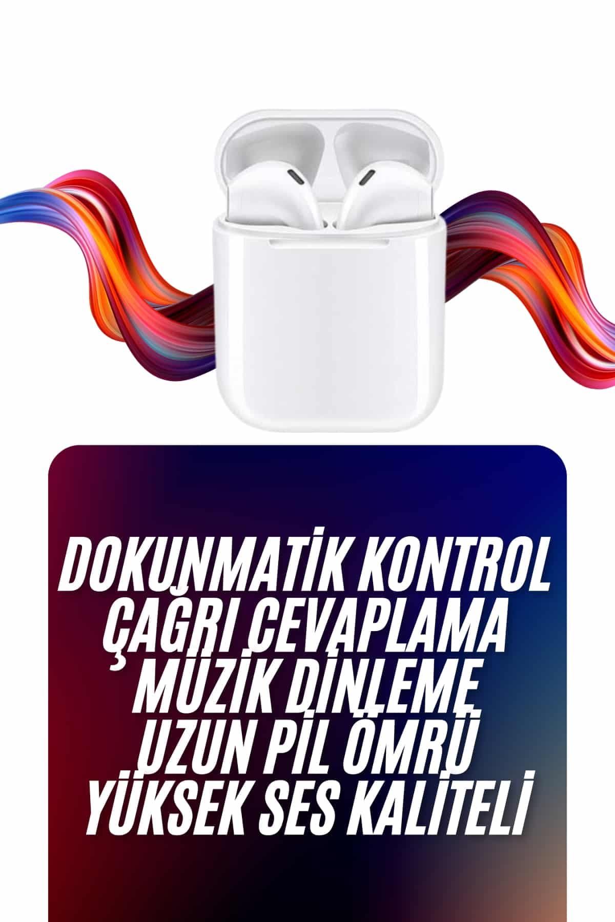 Akıllı Saat Kulaklık Hediyeli Uyku ve Sağlık Takibi Yapabilen Uzun Ömürlü 4