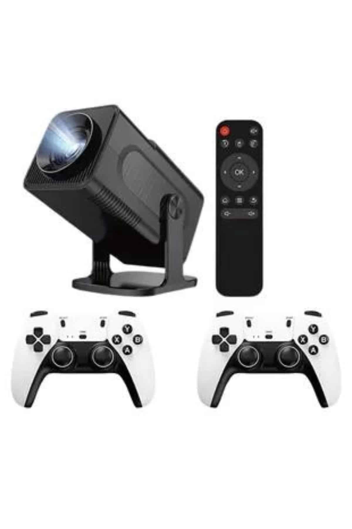 Retro Video Oyunu Konsolu Android Tv El Oyun Konsolu WIFI Taşınabilir Projeksiyon Cihazı 4