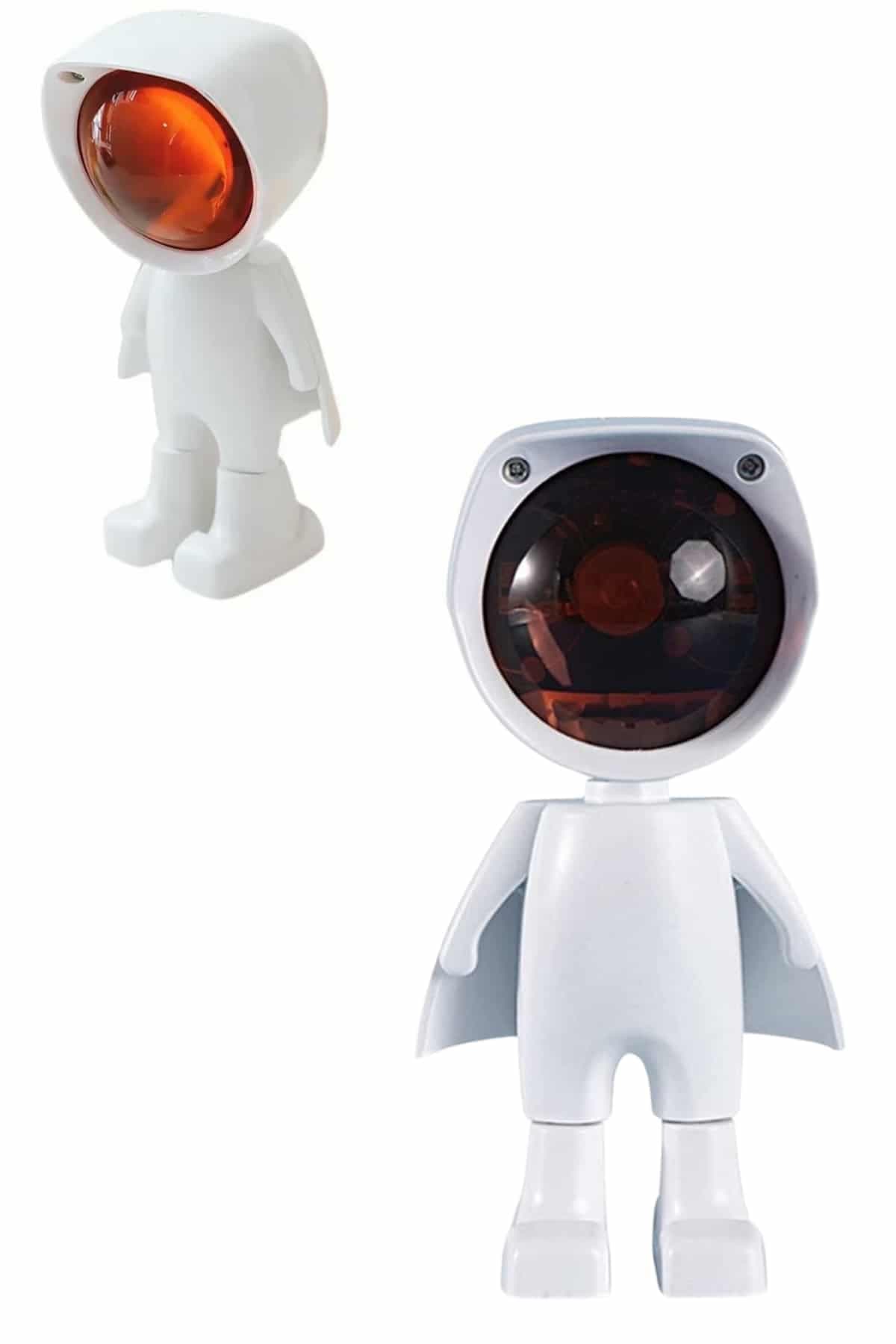 180 Derece Dönebilen Astronot Masa ve Gece Lambası Projektör 4