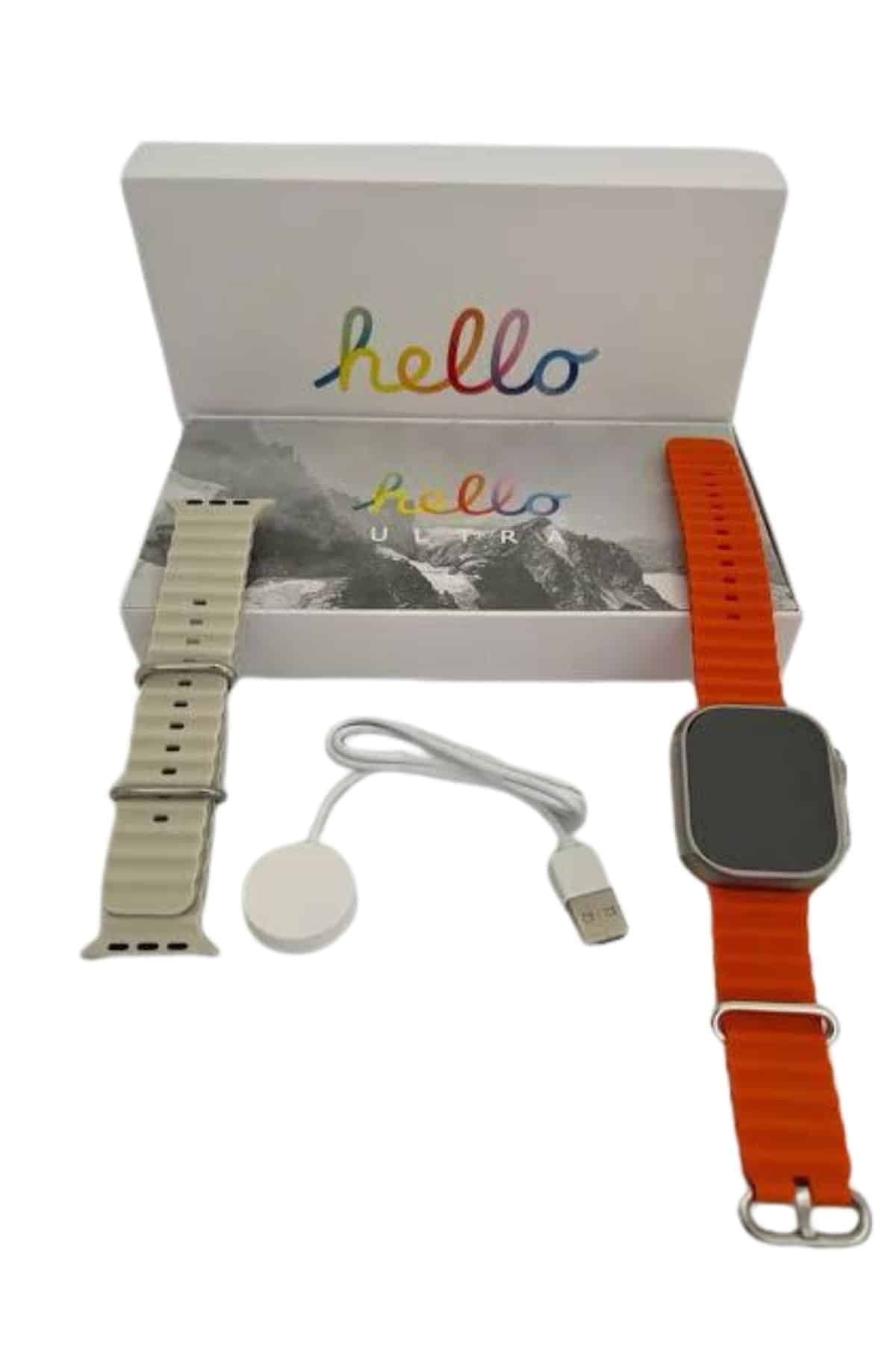 Yeni Nesil 3 Kordonlu Kol Saati 49 MM Amoled Ekran Akıllı Saat 4