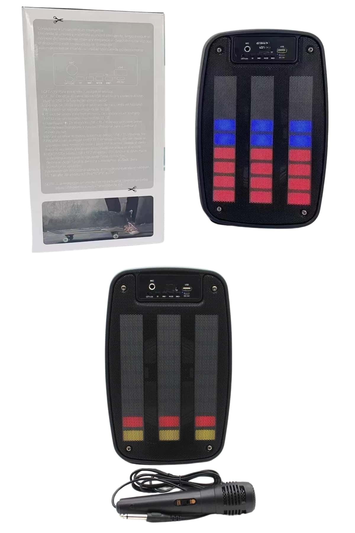 Kablosuz Hoparlör İOS ve Android Uyumlu Şarjlı SD Kart Girişli Bluetooth Hoparlör 4
