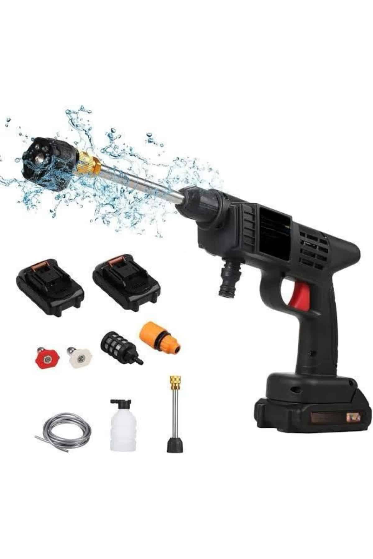 Bahçe Sulama Tabancası Makinesi Yüksek Basınçlı Akülü Yıkama Makinesi 4