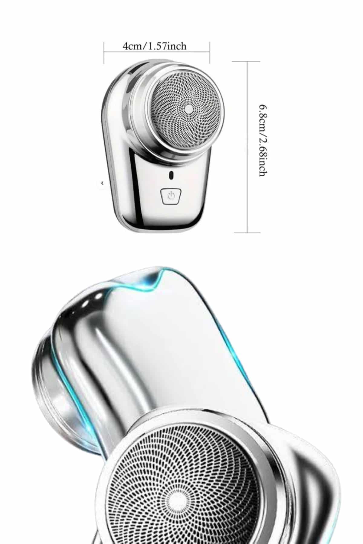 Elektrikli Mini Tıraş Makinesi,Taşınabilir USB Şarjlı Kablosuz Tıraş Makinesi 4