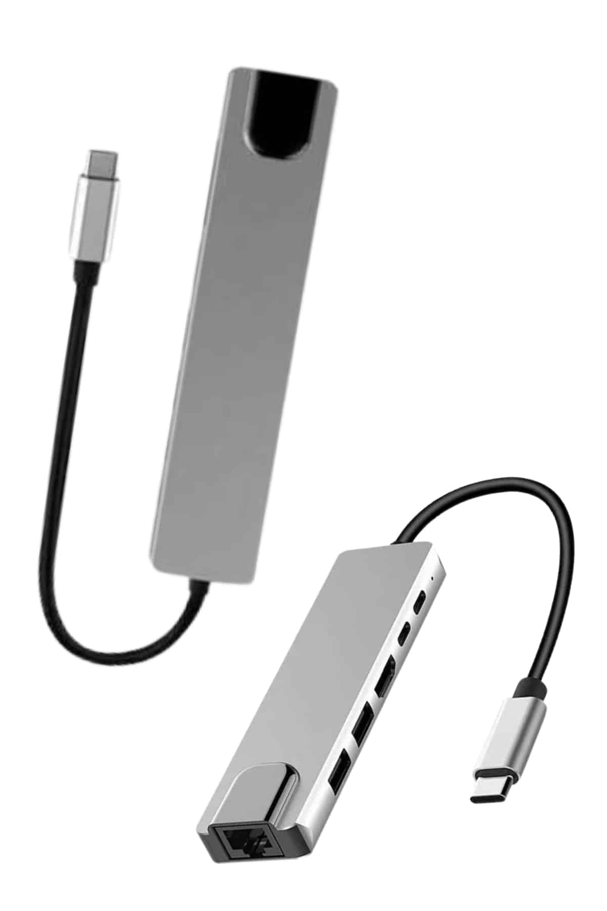 8 Port Çoklayıcı Macbook Ile Uyumlu Çoğaltıcı Type-C dönüştürücü TF SD kart 5
