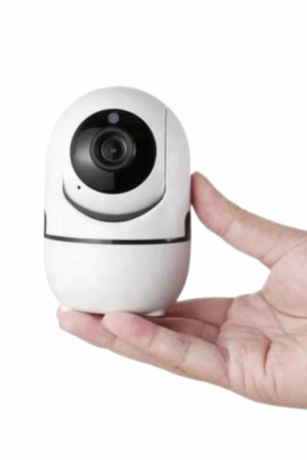 Baby Kamera Kablosuz 720P Beyaz 360 Derece Wifi Kamera Full HD 1080p 5