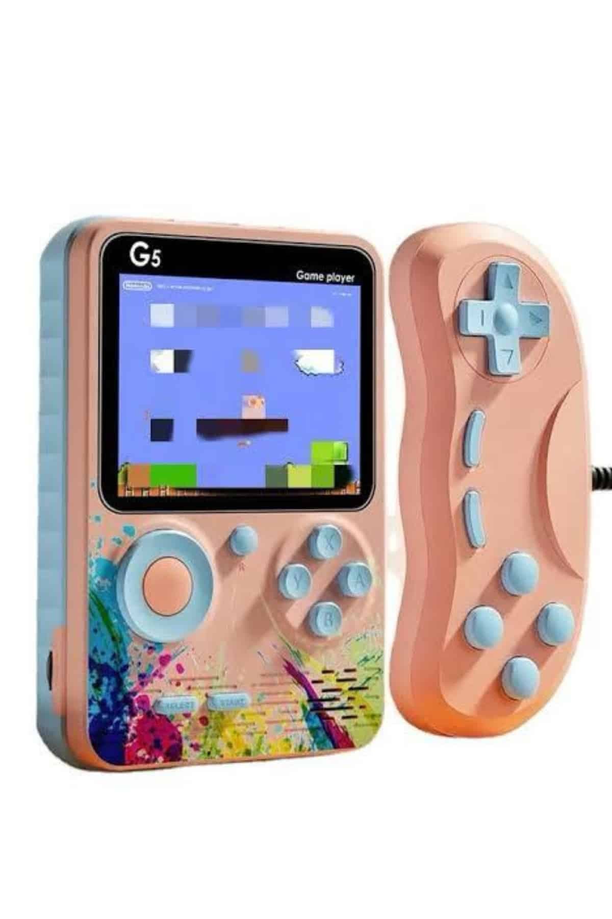 Game Box Mini 500 Retro Oyun Taşınabilir Konsol 3.0 İnç LCD Ekran 5