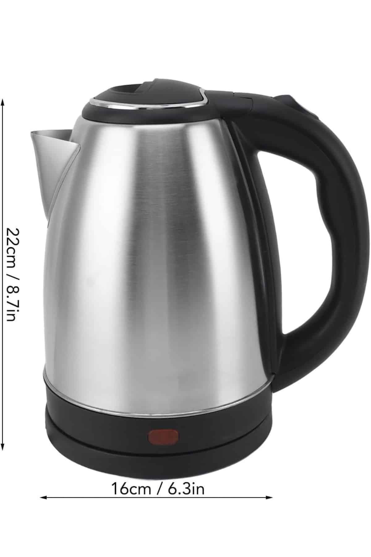 Su Isıtıcı 220 - 240 V Paslanmaz Çelik Kettle Uzun Ömürlü 2000 Watt 5