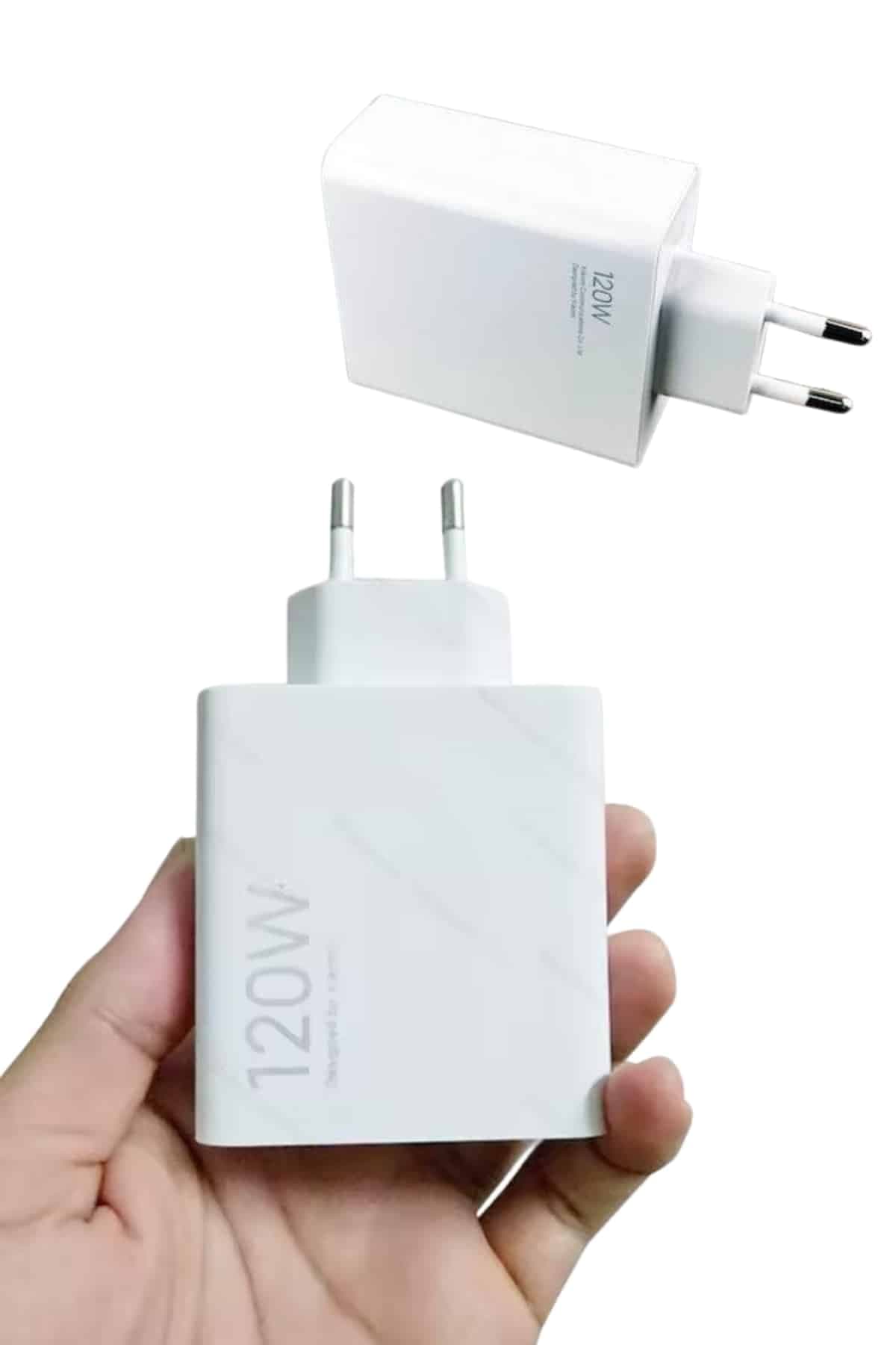 Type C Yüksek Hızlı Şarj Aleti Beyaz 120W Ultra Uzun Ömürlü 5