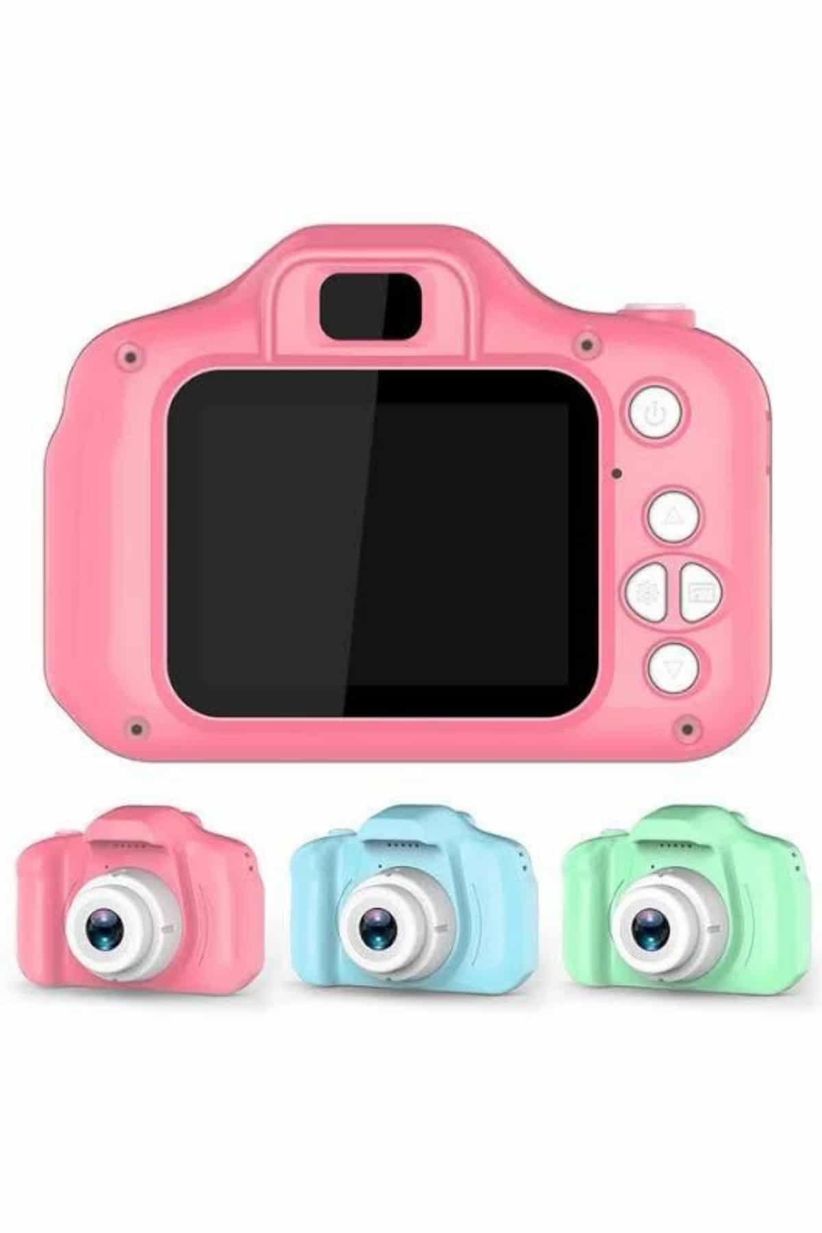 Dijital Fotoğraf Makinesi Çocuk Mini 1080p HD Kaliteli Renkli 5