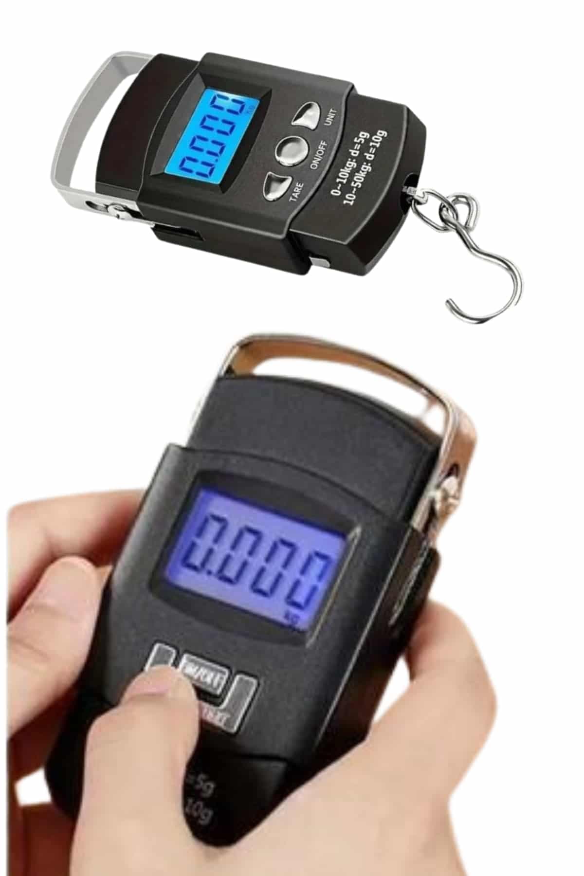 El Kantarı Dijital El Terazisi 50 Kg Kapasiteli LCD Ekranlı 5