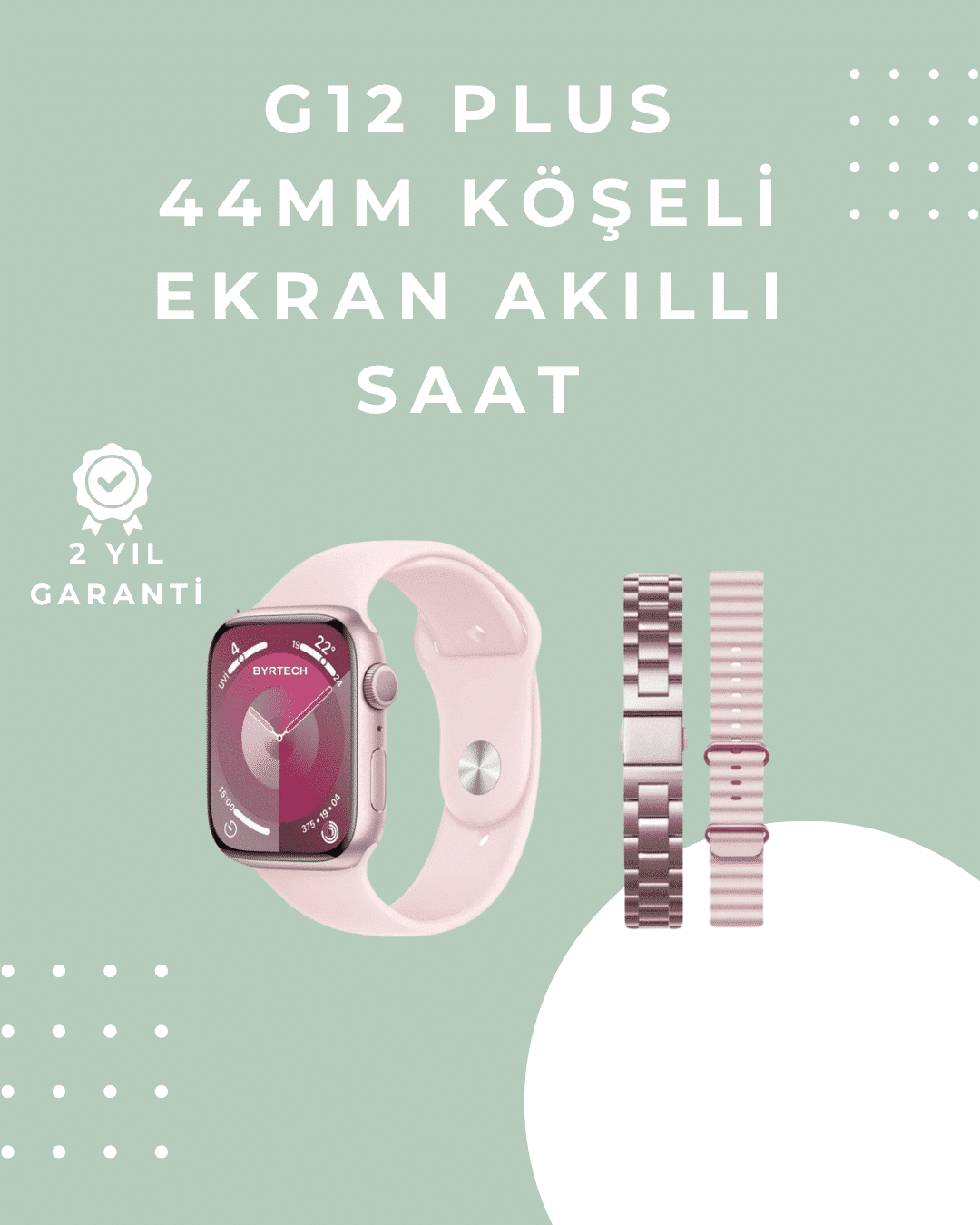 Nabız ve Uyku Takipli Akıllı Saat – Adımsayar, GPS, Suya Dayanıklı, Sesli Görüşme Özellikli