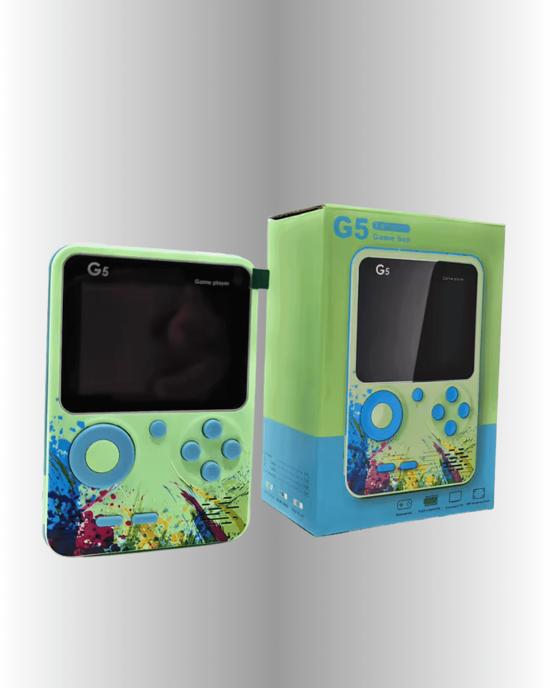 G5-Ateri 3 İnç Renkli LCD Ekranlı Taşınabilir Oyun Konsolu, USB Şarjlı 6